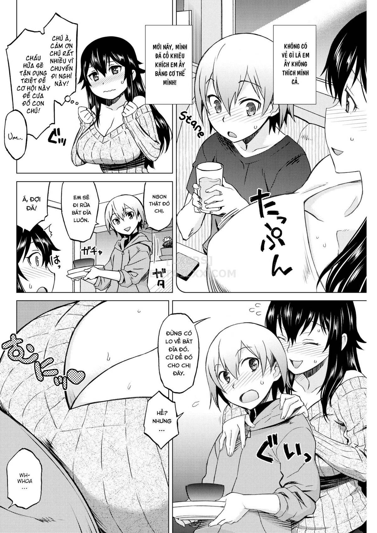 Đọc truyện hentai Temptation Sleepover - Oneshot