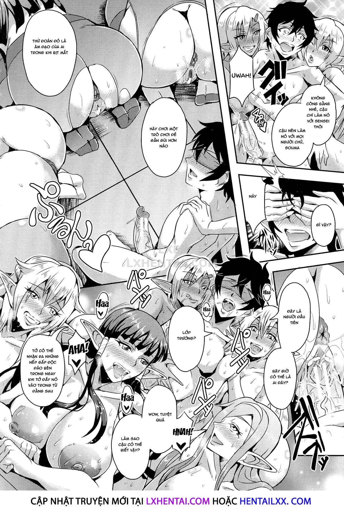 Đọc truyện hentai Elf Harem Story - Chap 3
