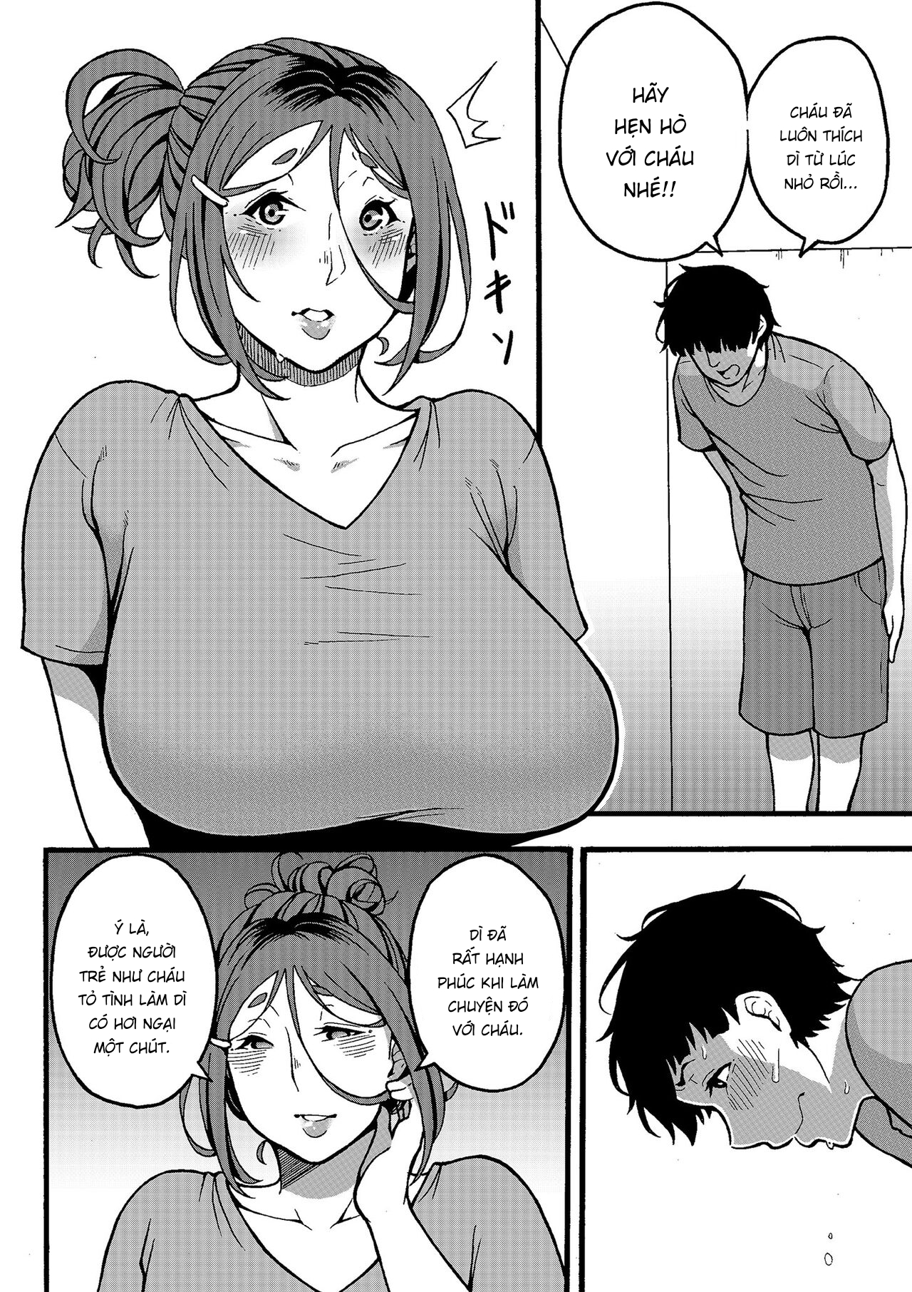 Đọc truyện hentai Có muốn làm mấy chuyện hư hỏng với dì khum? - Oneshot