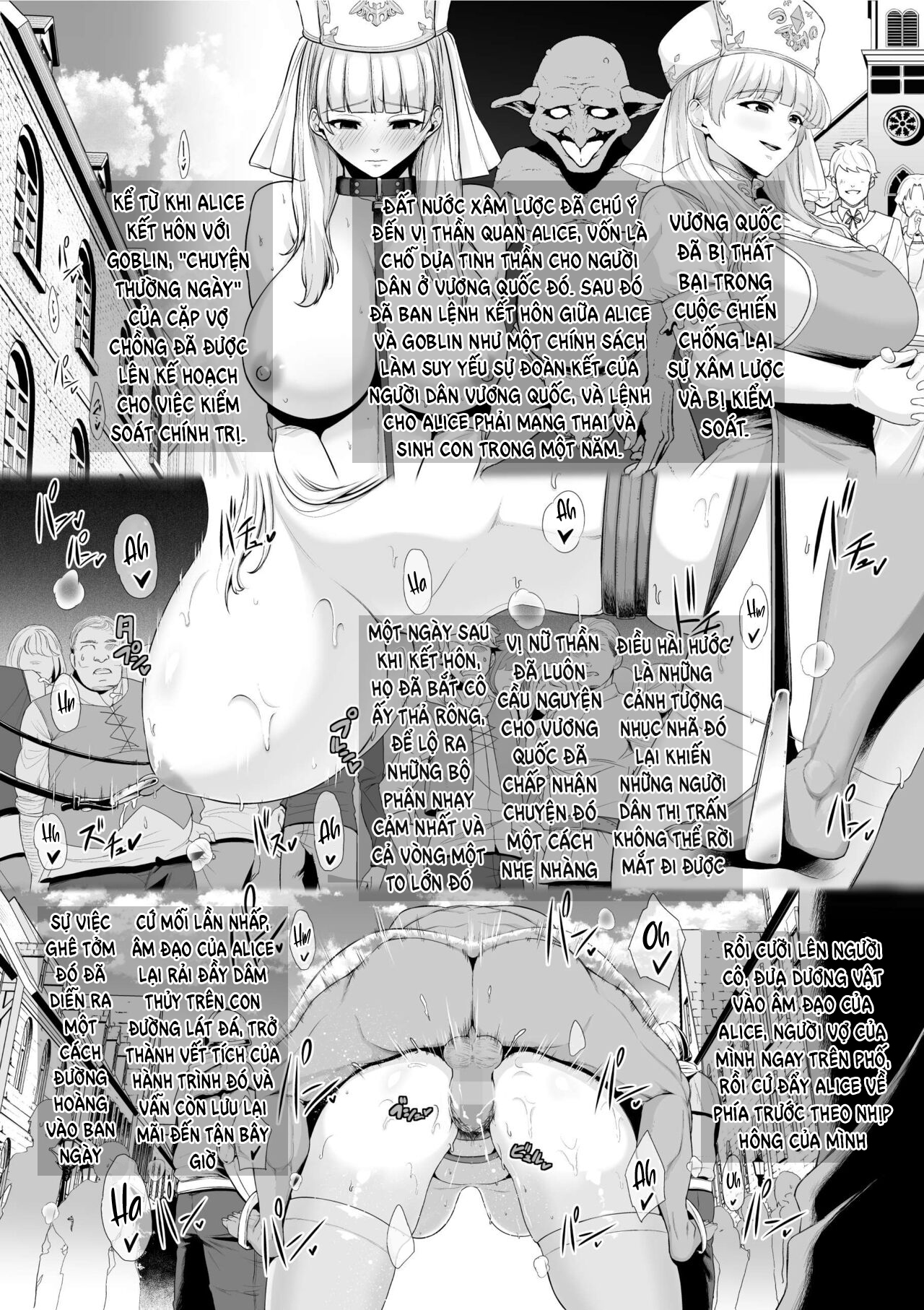 Đọc truyện hentai Cuộc sống tân hôn của Death Hand và Goblin - Oneshot