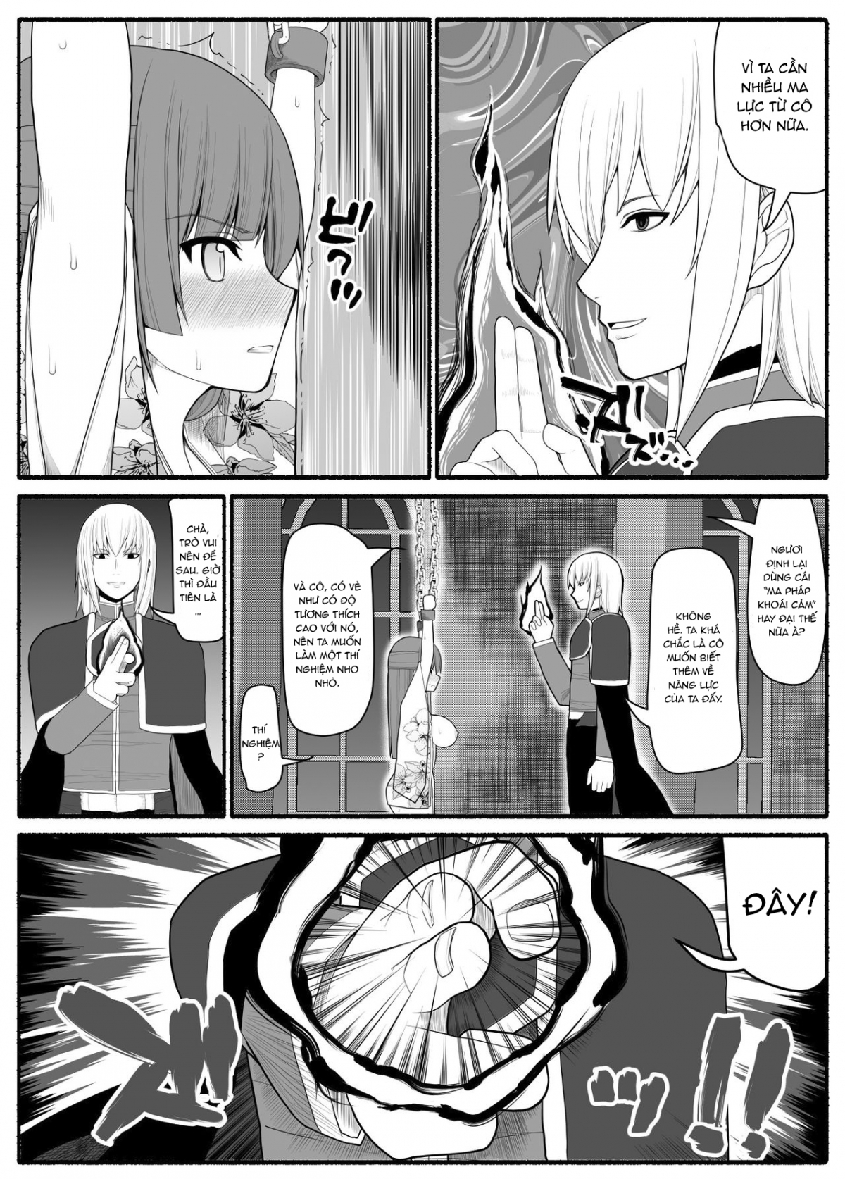 Đọc truyện hentai Shikyuu Majo VS Joukyuu Majin - Chap 1