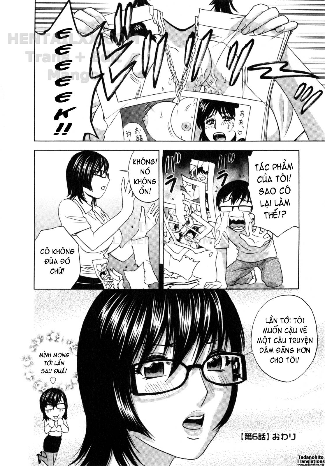 Đọc truyện hentai Life With Married Women Just Like A Manga - Chap 6