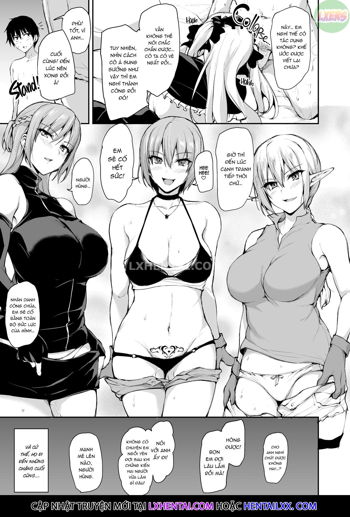 Đọc truyện hentai Tales of a Harem in Another World - Chap 7 - Clash! The Vampire Girl Vs. The Haughty Princess