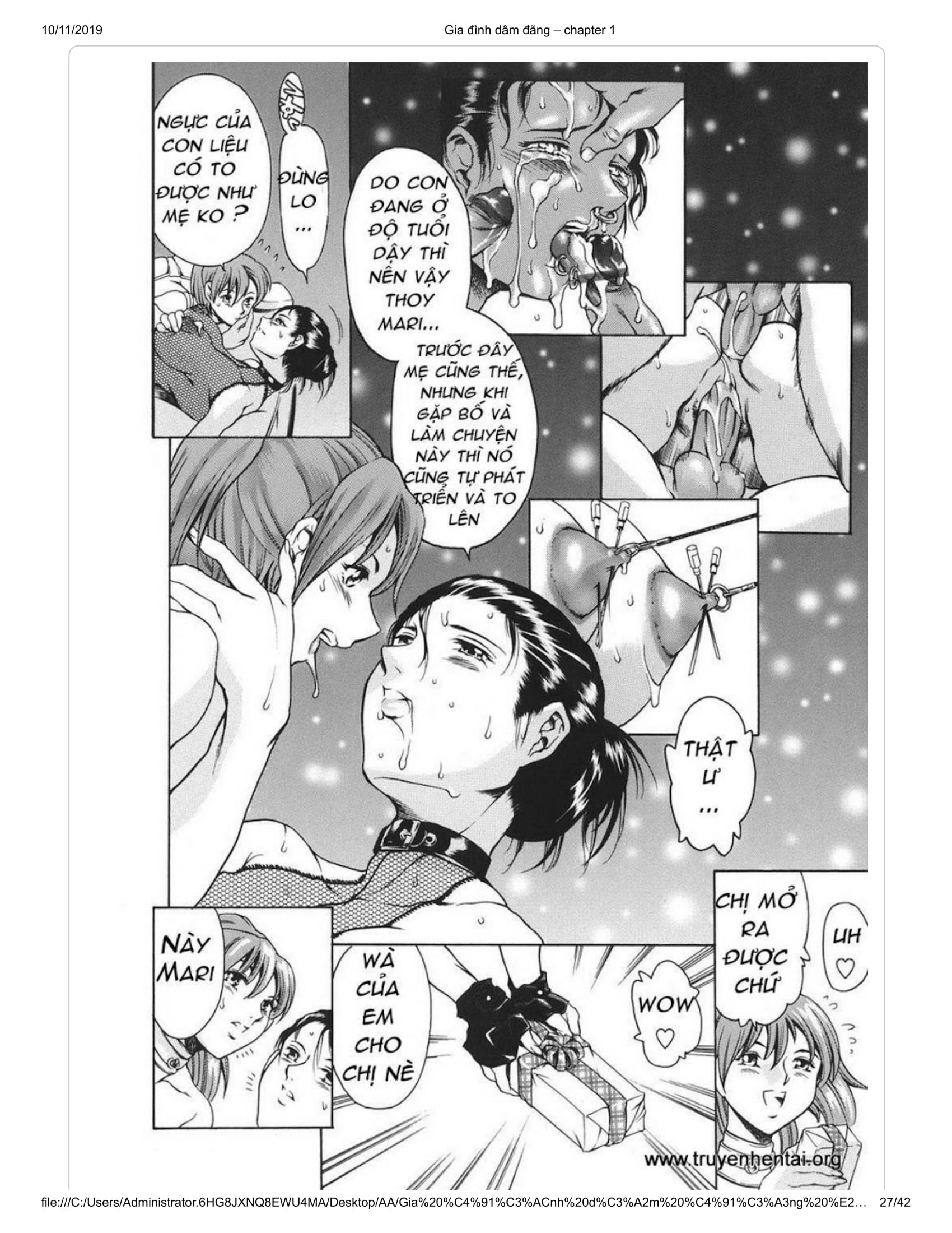 Đọc truyện hentai Katei no Jijou - Chap 1