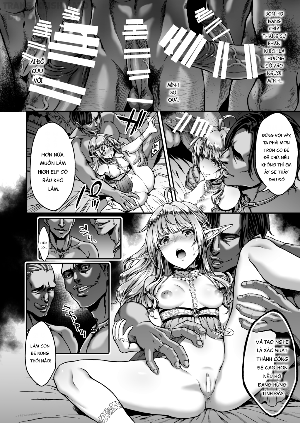 Đọc truyện hentai Tasogare No Shou Elf 4 - Oneshot