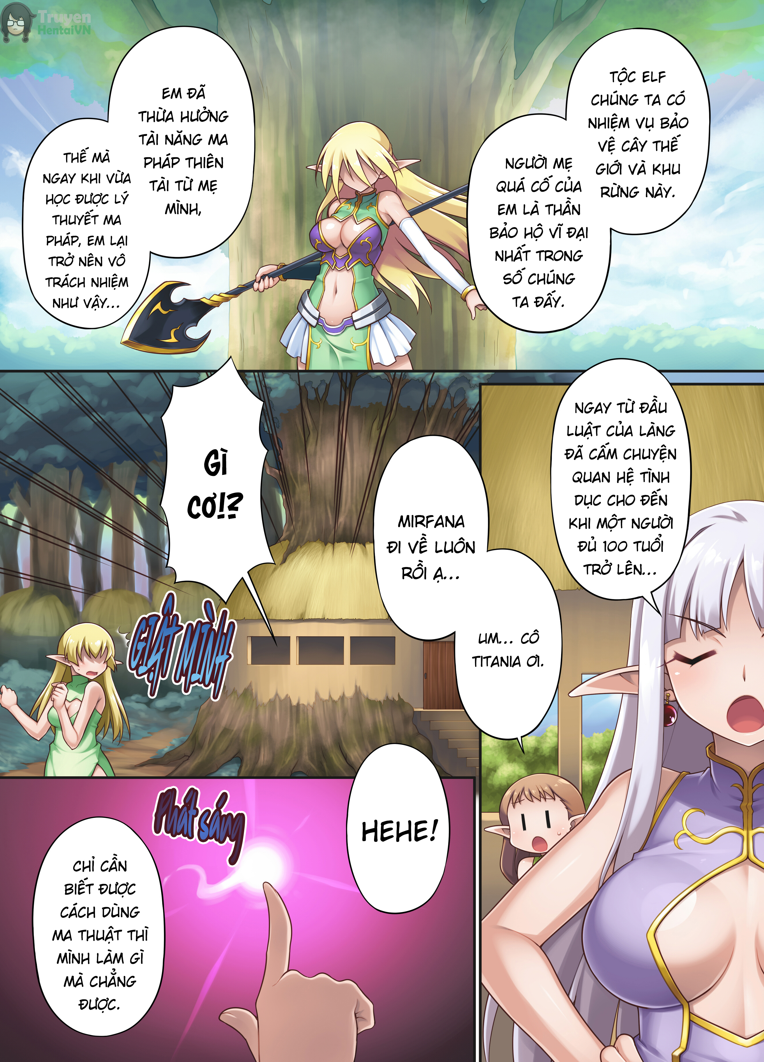 Đọc truyện hentai Nasty Bitch's Reincarnation in Another World Elf ~The Case of Dropping into Tentacle Hell After Reincarnation~ - Oneshot