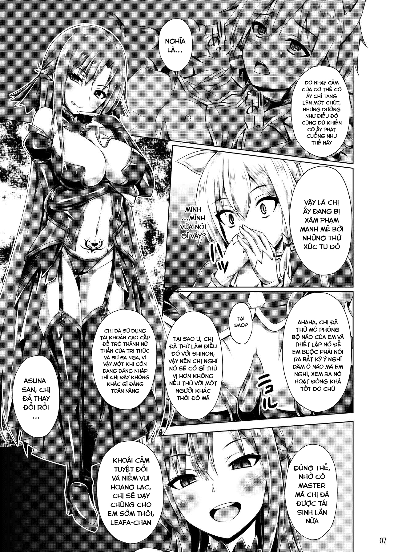 Đọc truyện hentai Kanojo wa Mou ...Onii-chan... to wa Yonde Kurenai... (Sword Art Online) - Oneshot