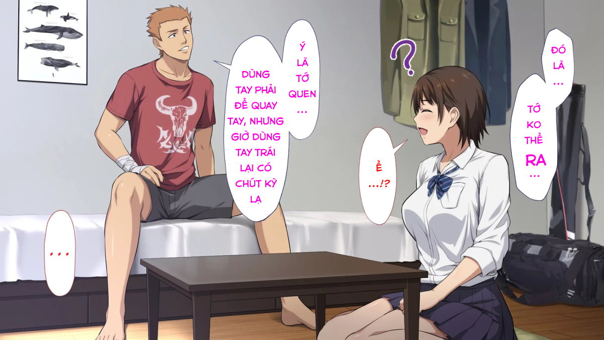 Đọc truyện hentai Netorareta JoshiMane ~Migite no Daida wa Ace no Kanojo~ - Chap 1