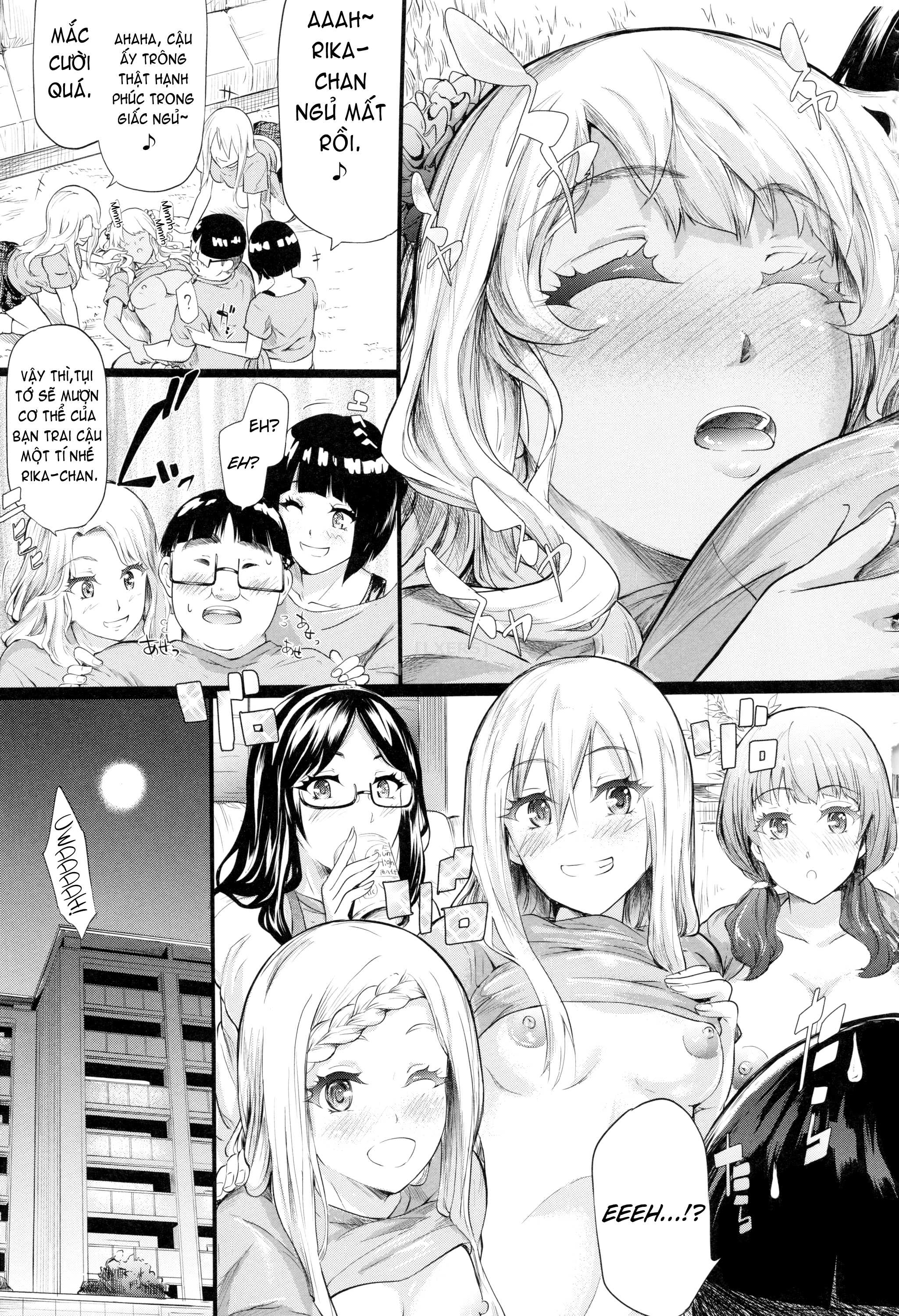 Đọc truyện hentai Gal Tomo Harem - Chap 4 - [END]