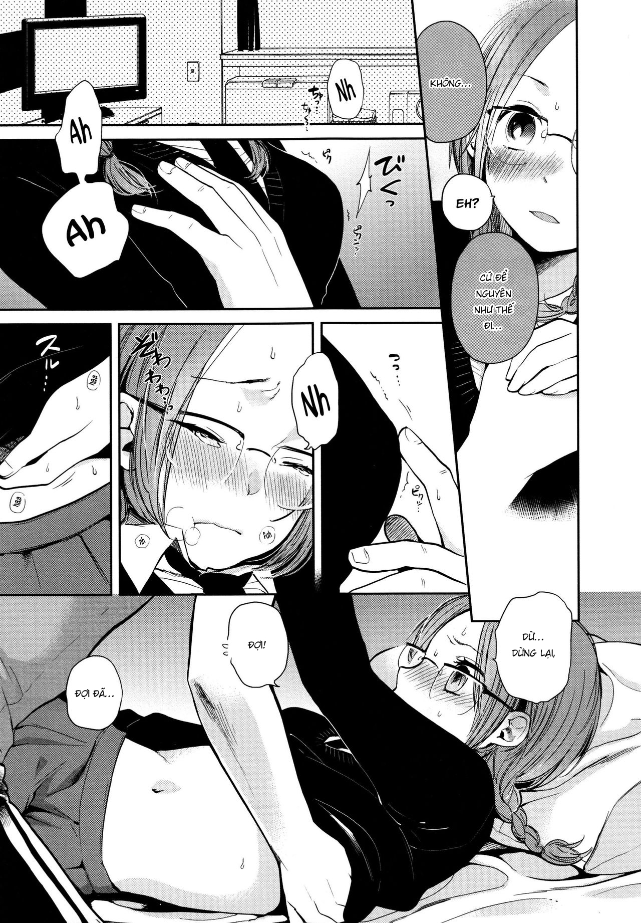 Đọc truyện hentai Muốn thêm 1 lần nữa chứ? - Chap 2: Tình yêu với cô nàng 4 mắt