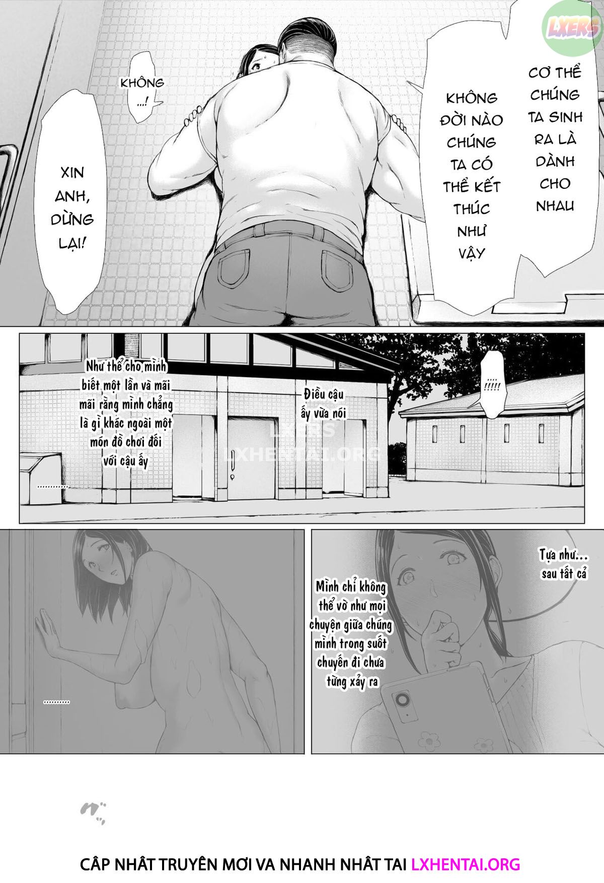 Đọc truyện hentai Hahagui Ottori Okaasan ga Toshishita Yarichin ni Nerawareru Toki - Chap 3C | END