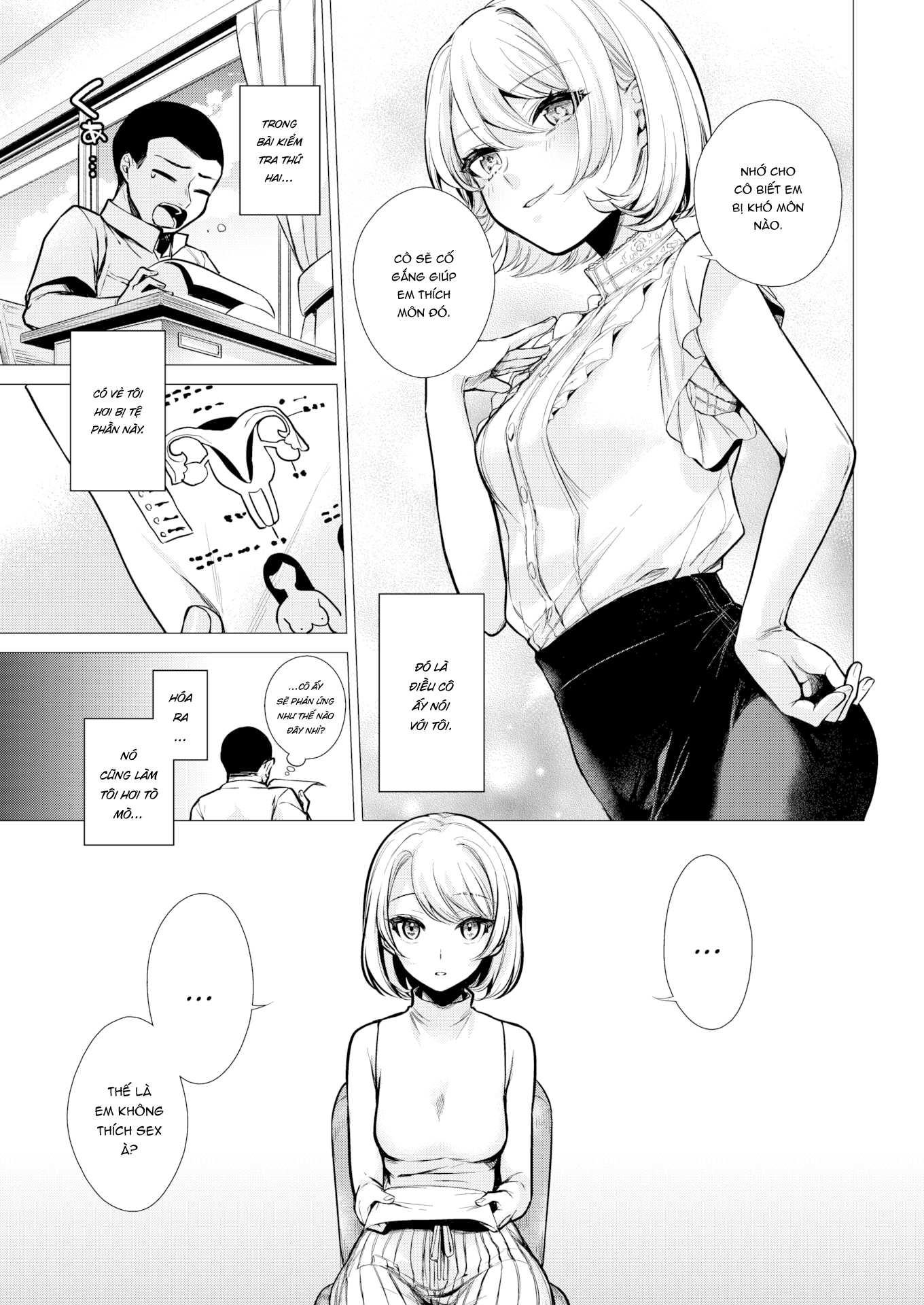Đọc truyện hentai Nagisa-sensei - Oneshot ngọt [Không che]
