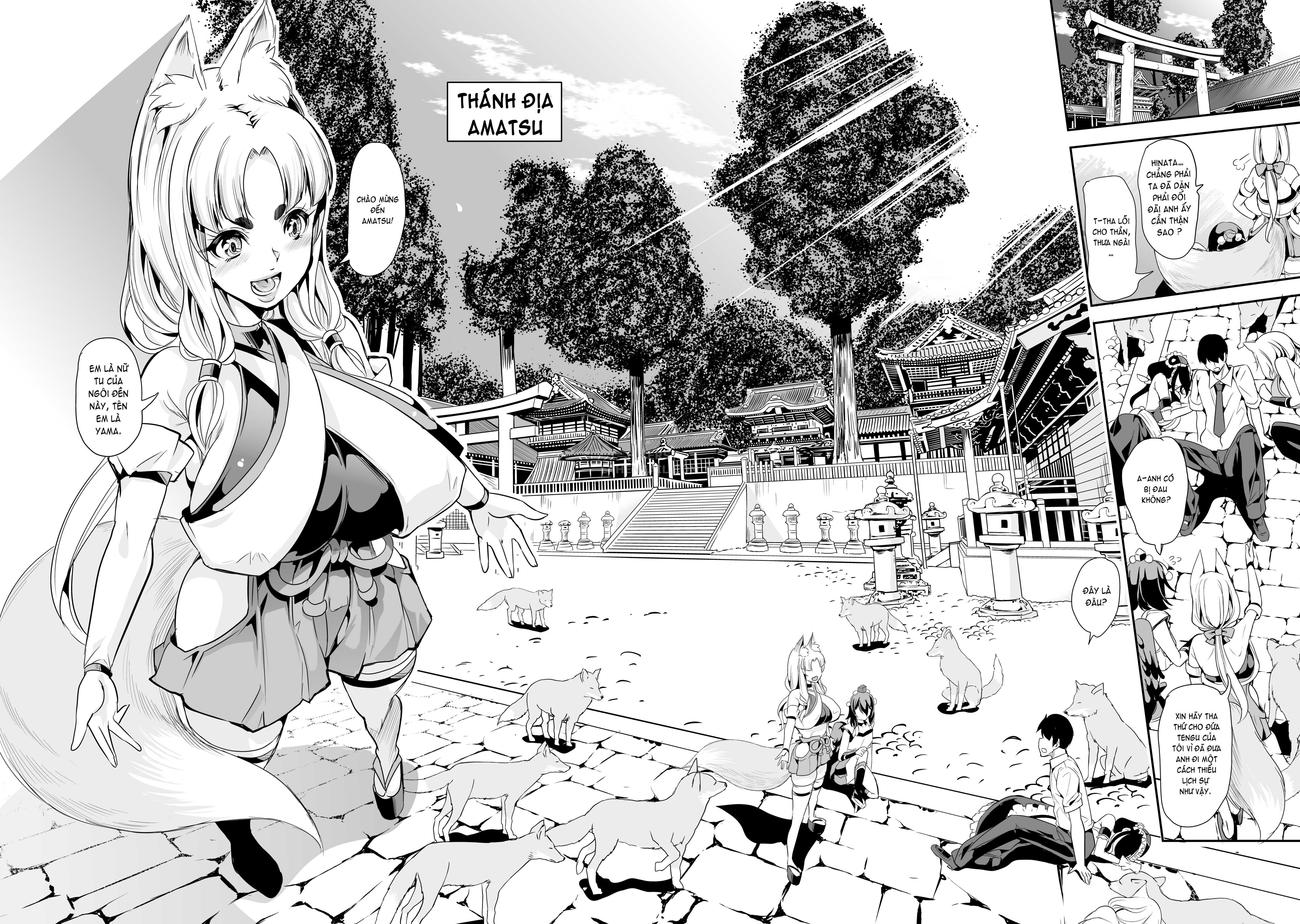 Đọc truyện hentai My Harem in Another World Collection - Chap 5 - Cumming with the Kami! Fluffy ❤️ Fucking