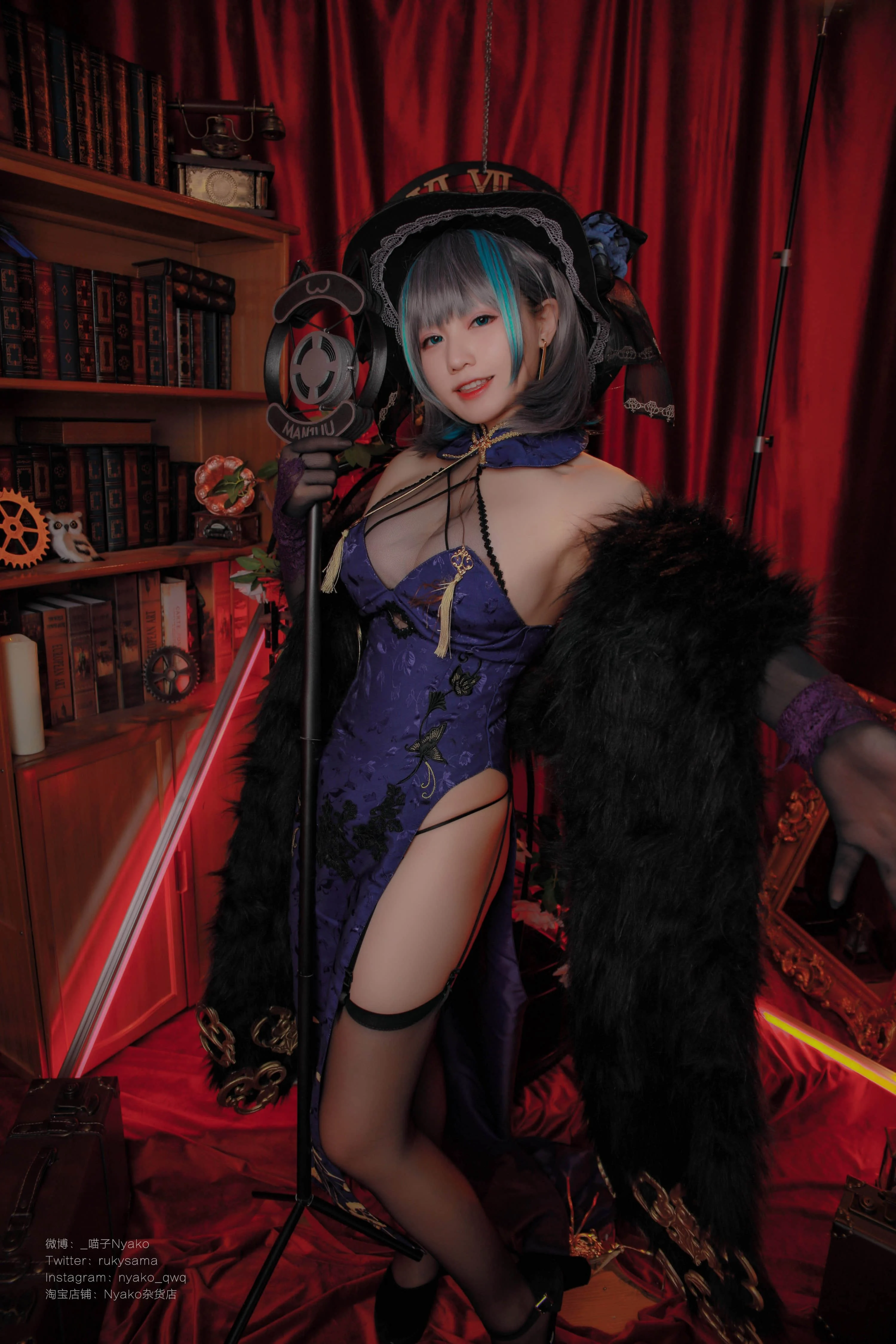 Đọc truyện hentai Tuyển tập Albums siêu phẩm Cosplay - Chap 808 - Nyako - Cheshire Cheongsam