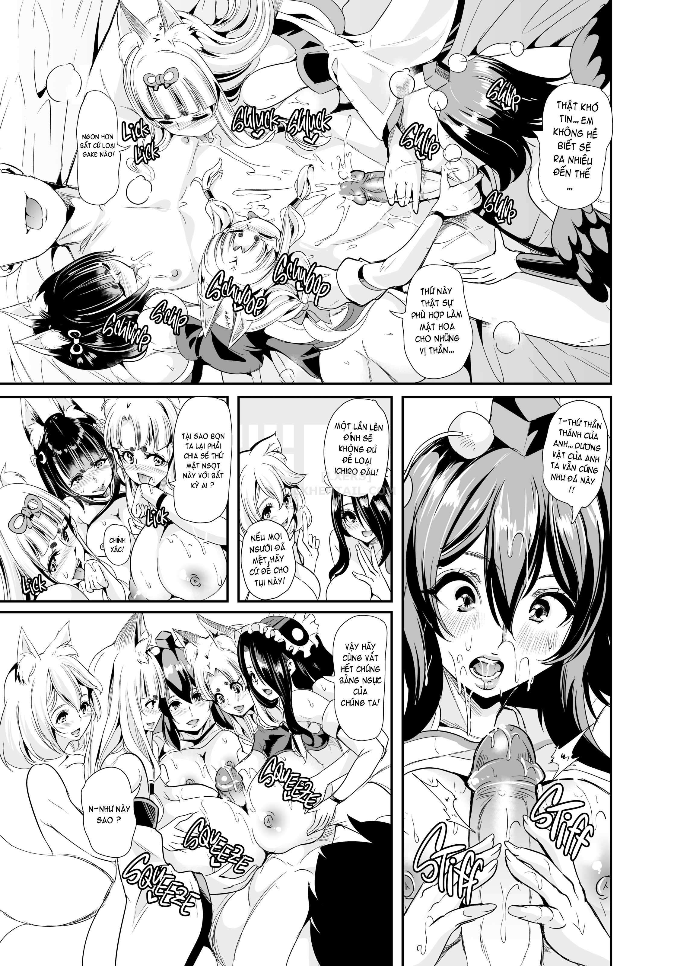Đọc truyện hentai My Harem in Another World Collection - Chap 5 - Cumming with the Kami! Fluffy ❤️ Fucking