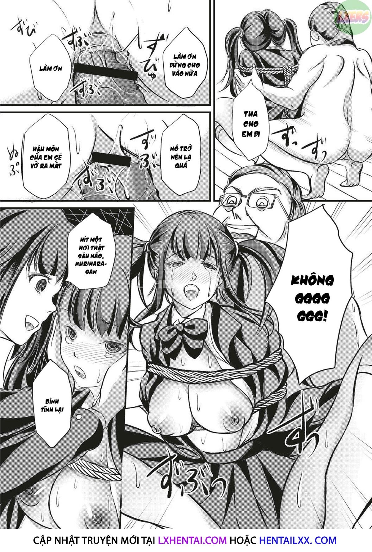 Đọc truyện hentai Kinbaku Seidorei Choukyou Gakuen - Chap 2