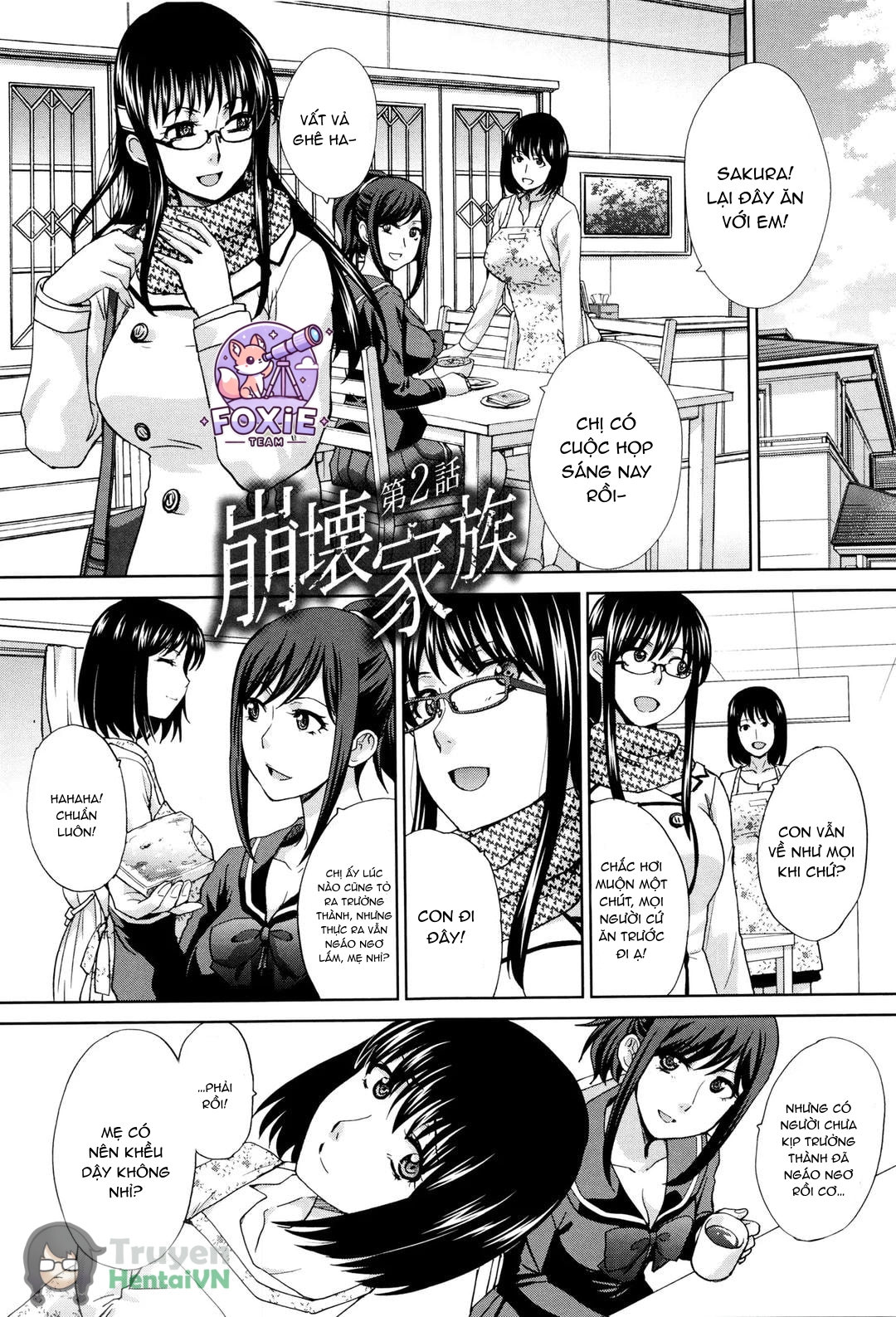 Đọc truyện hentai Houkai Kazoku | Dysfunctional Family Ch. 2 - Oneshot