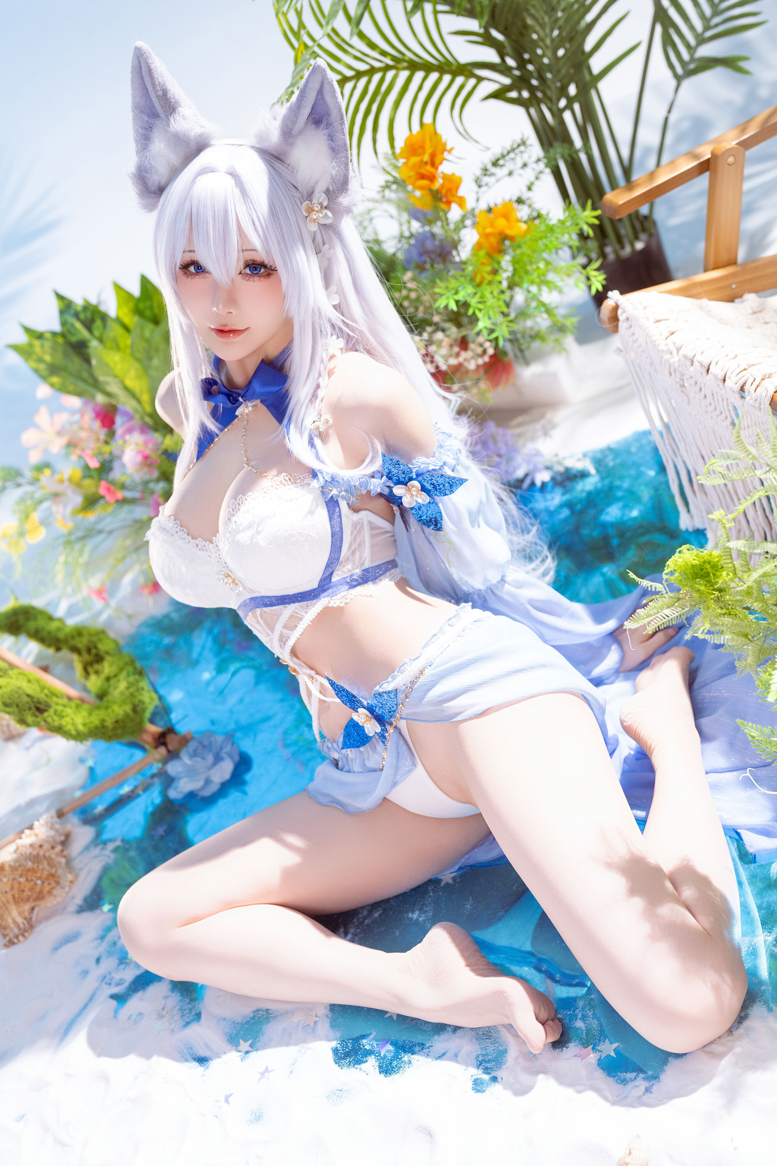 Đọc truyện hentai Tuyển tập Albums siêu phẩm Cosplay - Chap 1395 - Star's Lingering - Azur Lane Shinano Swimsuit