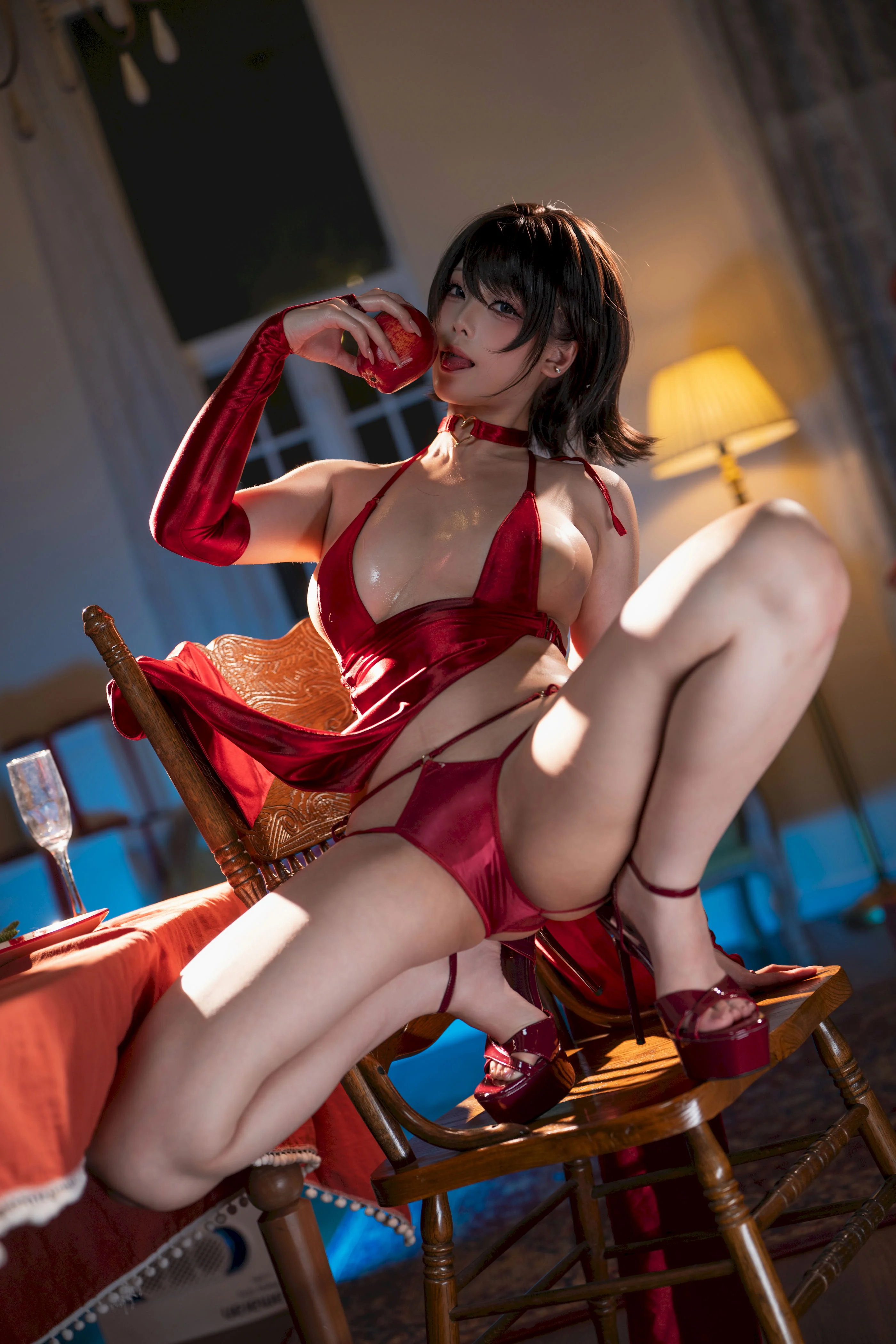 Đọc truyện hentai Tuyển tập Albums siêu phẩm Cosplay - Chap 1418 - Honey Cat Fur - Red Apple