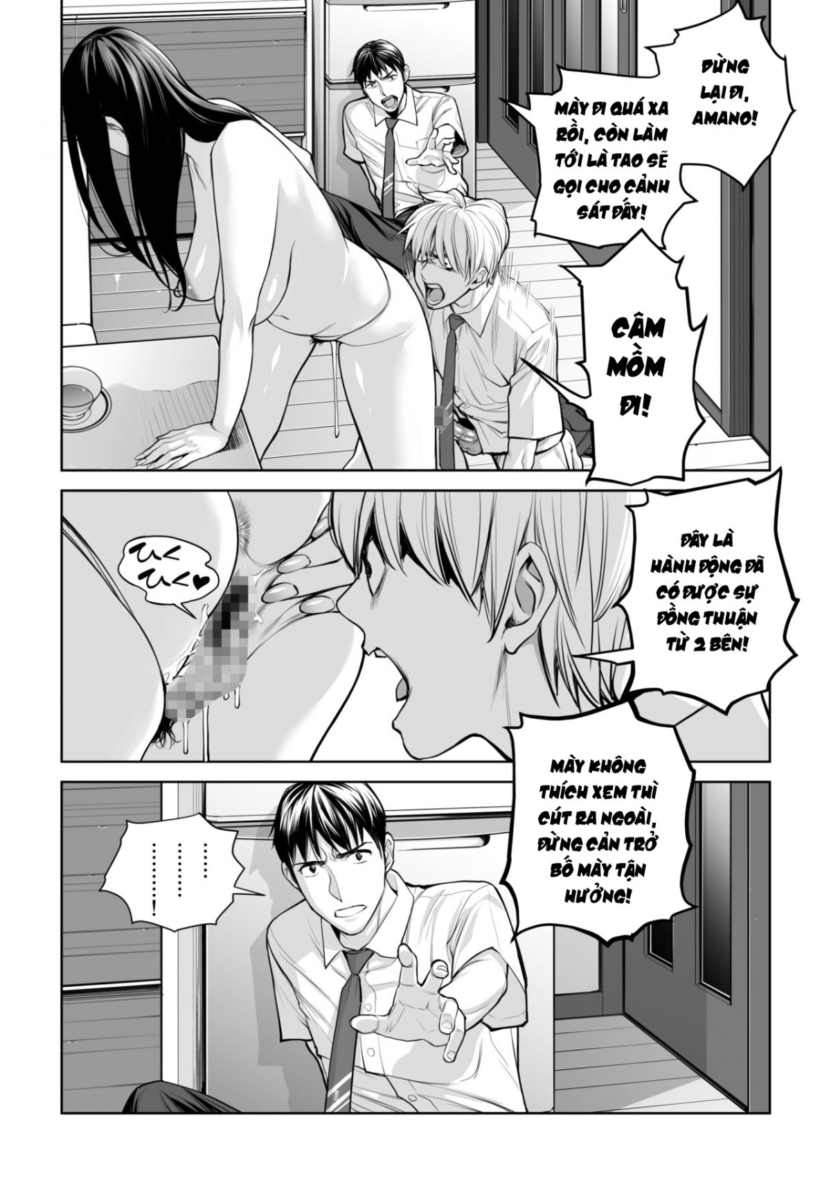 Đọc truyện hentai Kurokami Onna no Fudeoroshi ~Himitsu no Heya de Nakadashi Sasete Ageru wa~ - Oneshot