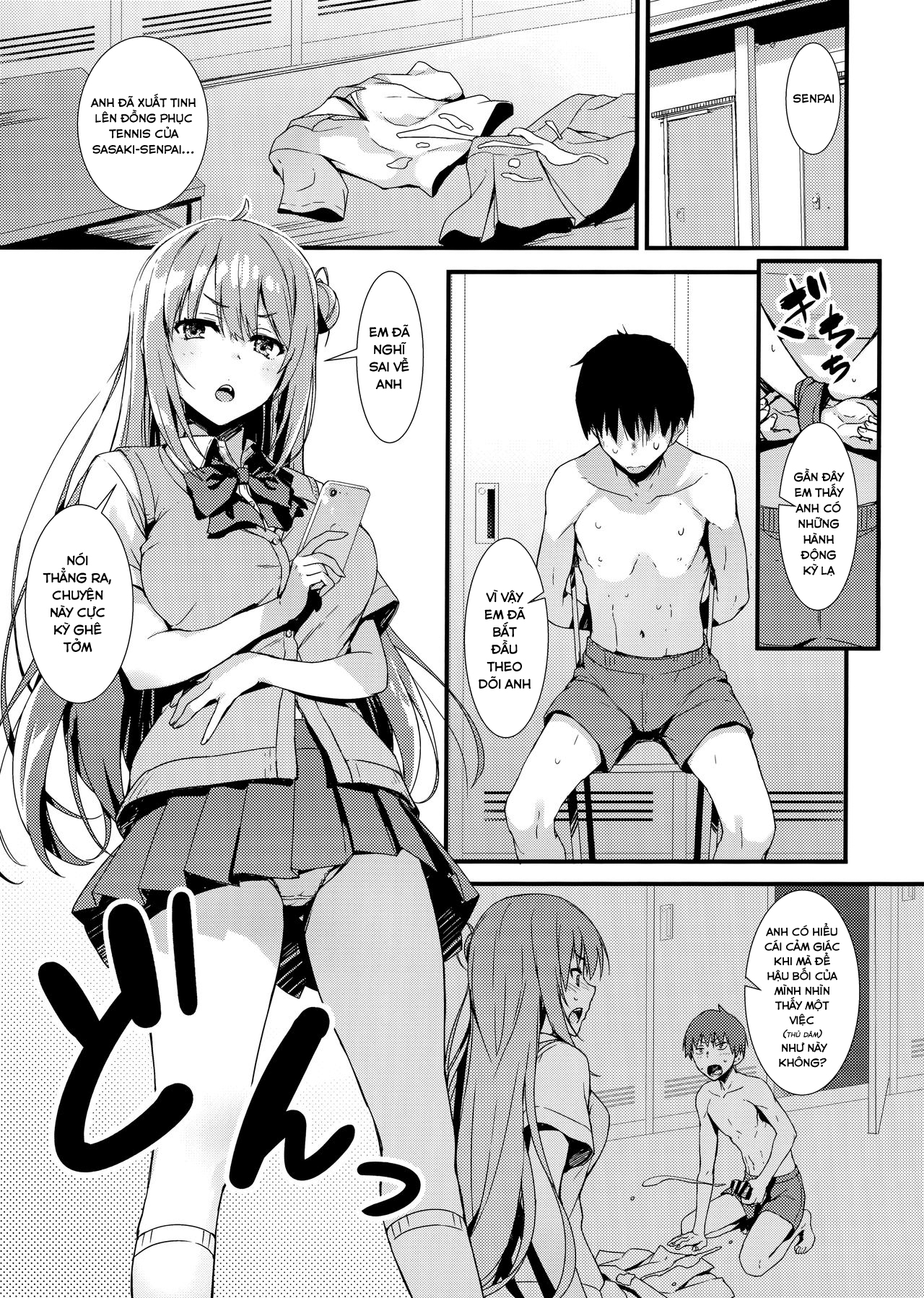 Đọc truyện hentai Echi Echi Kouhai-Chan! - Oneshot