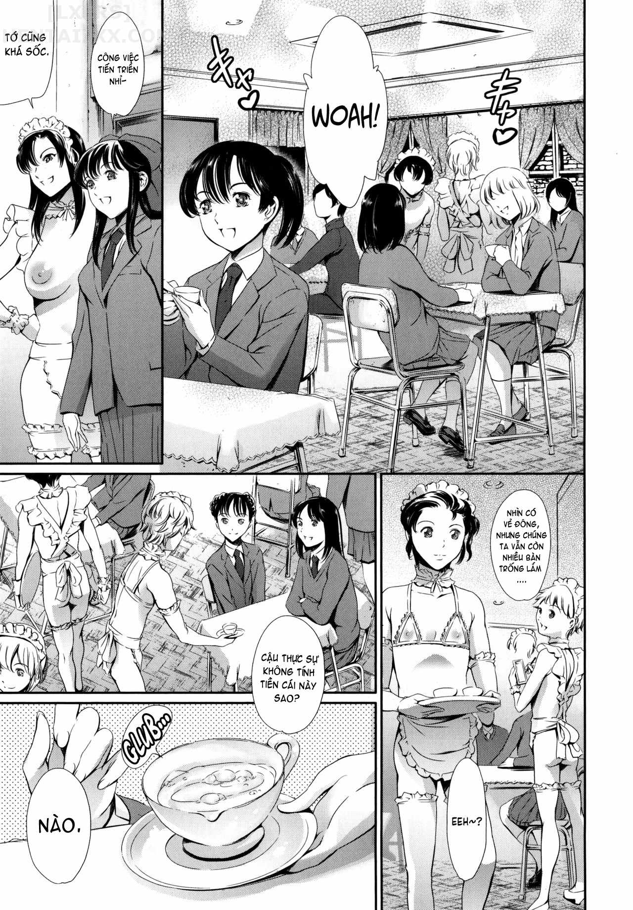 Đọc truyện hentai Houkago Dorei Club +1 - Chap 2
