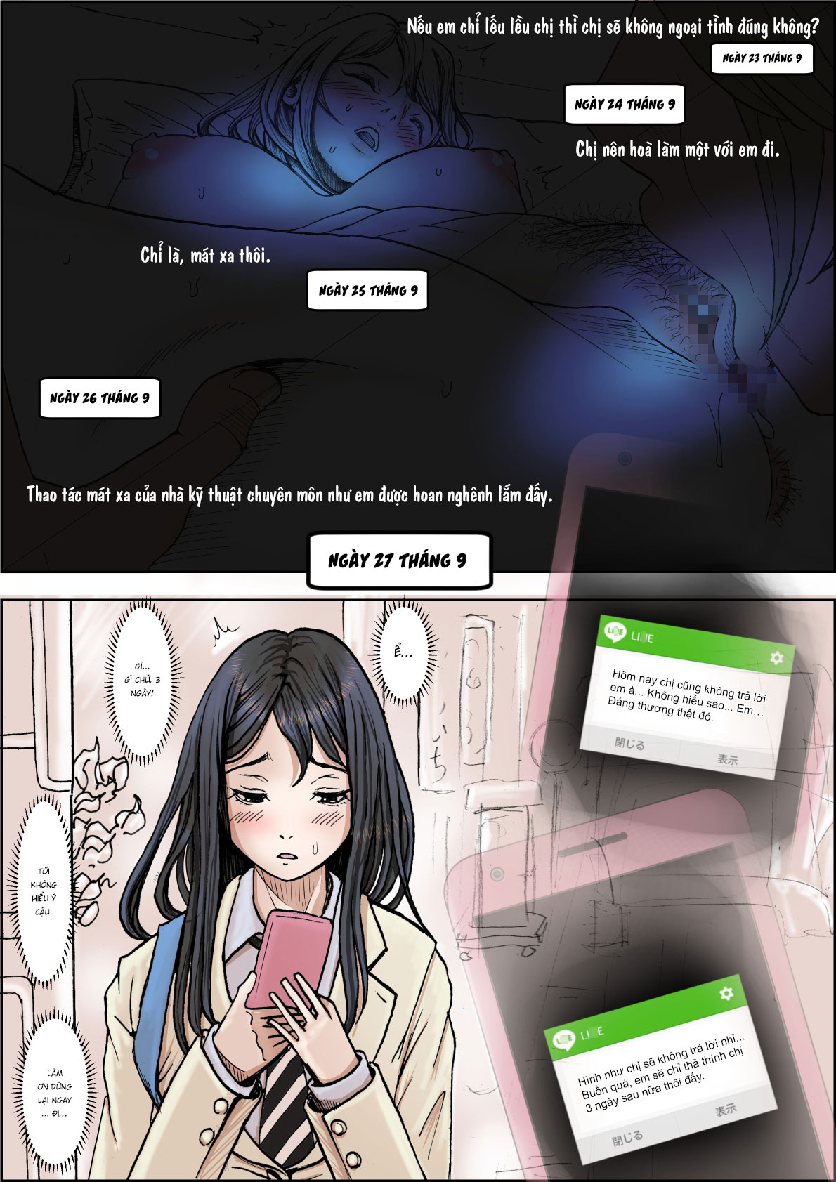 Đọc truyện hentai Charao ni Netorare Route - Vol 4 chap 4.1