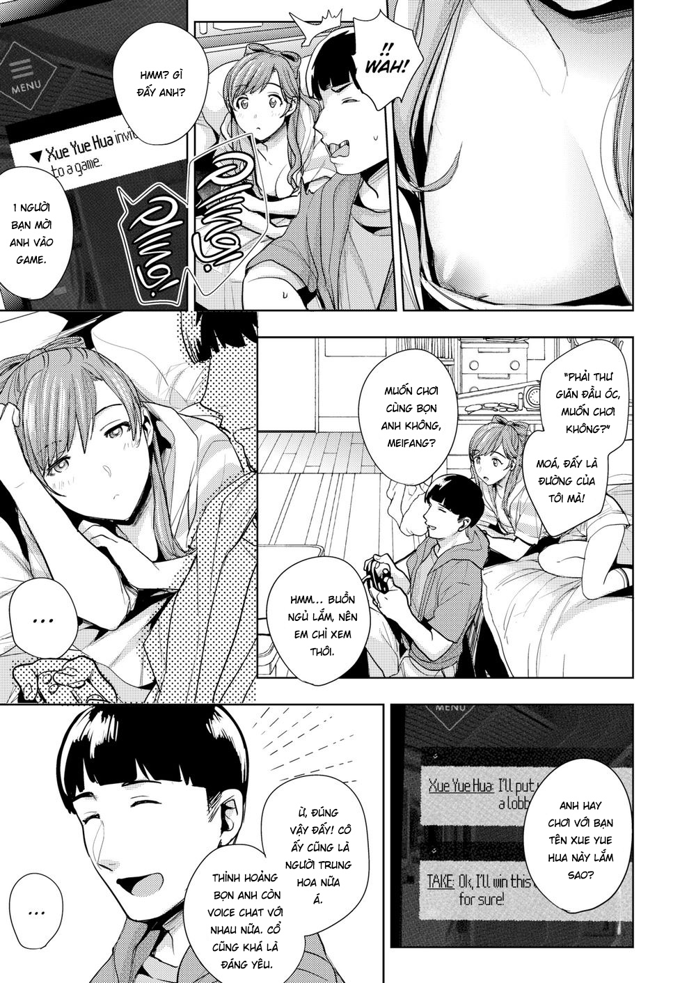 Đọc truyện hentai Dựa vào anh và nói, Wo ai ni ❤ - Nói em yêu anh đi!