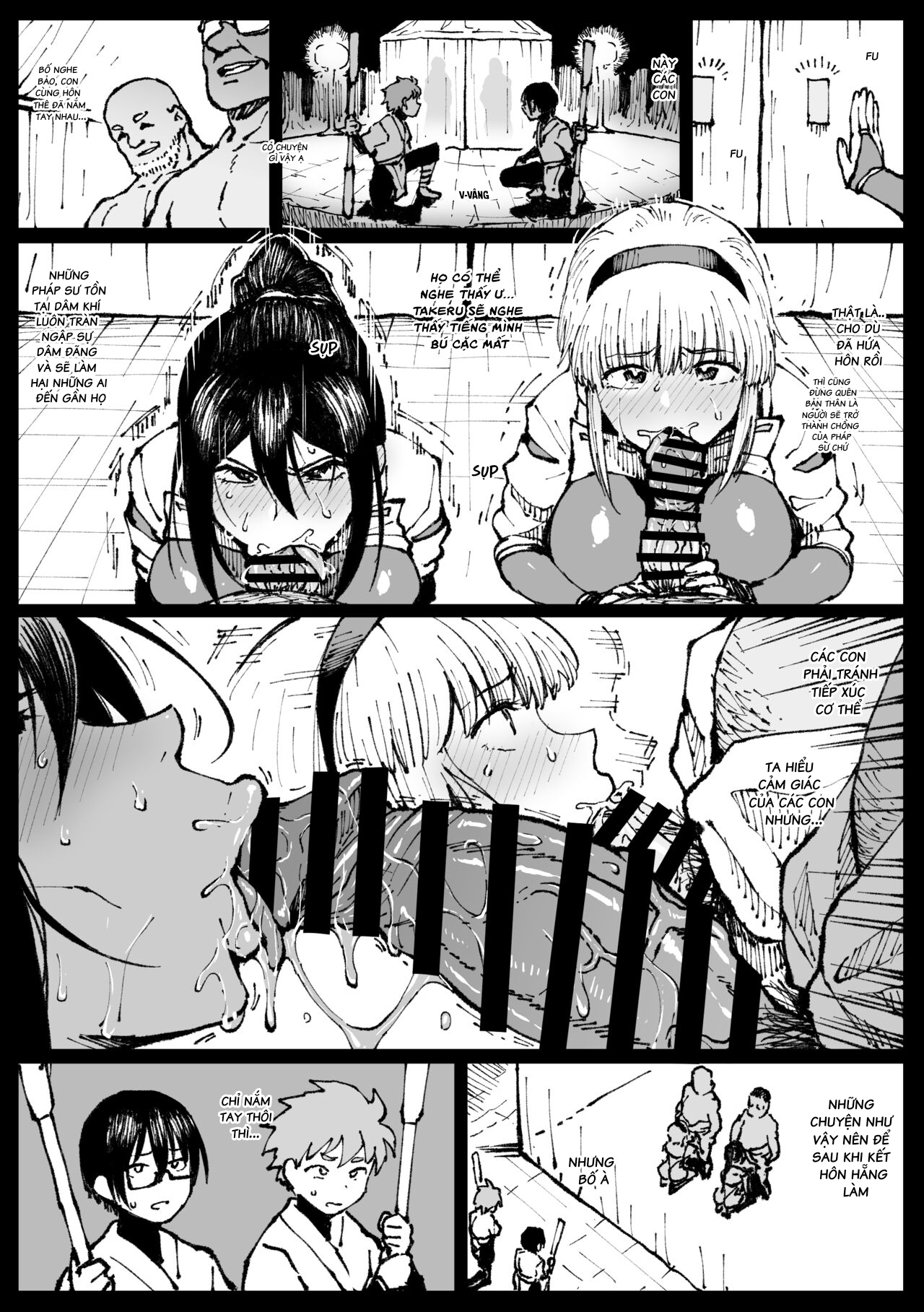 Đọc truyện hentai Bố chồng đụ đôi chị em! - Oneshot