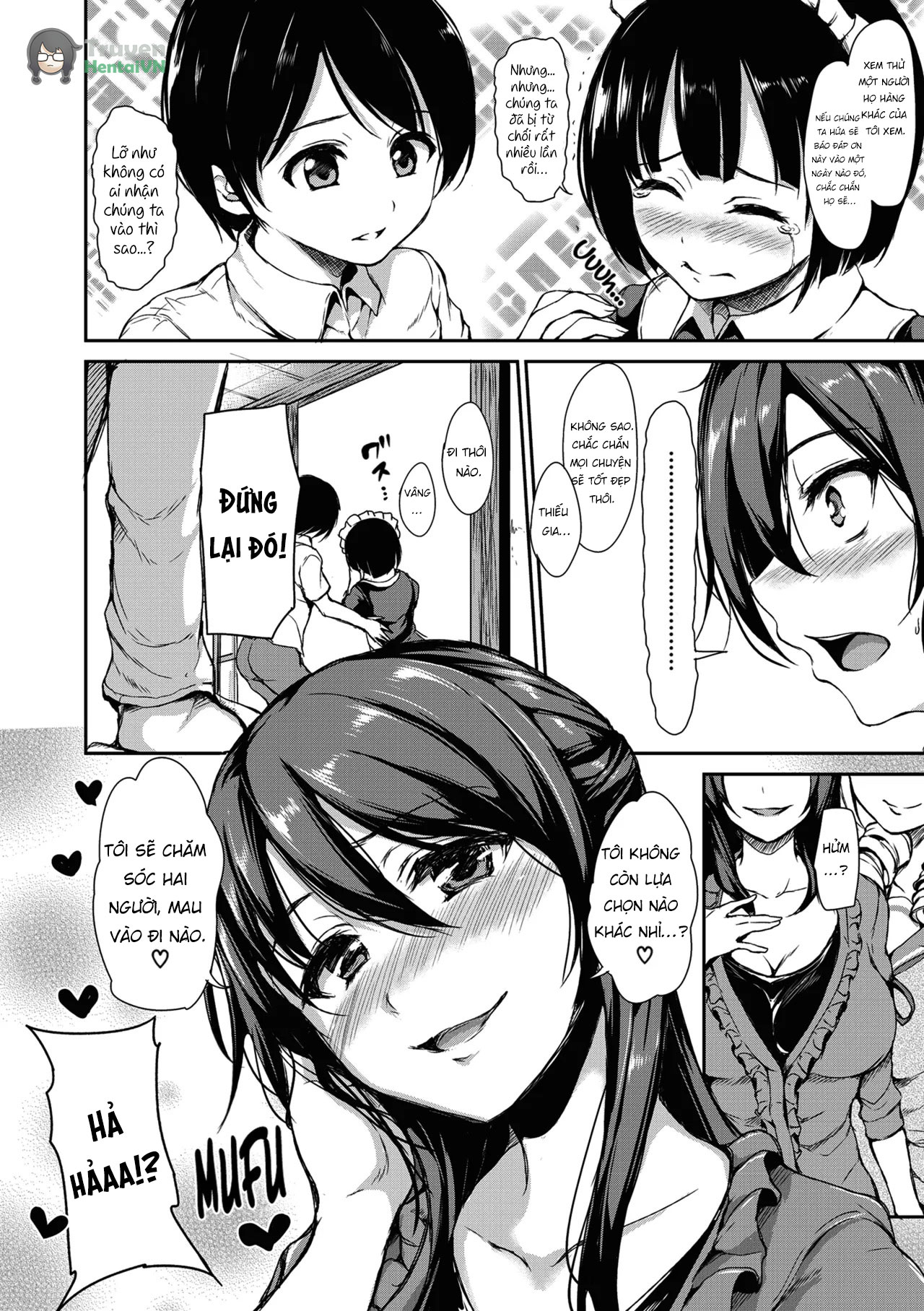 Đọc truyện hentai At Home Harem Fudeoro Sisters - Chap 1