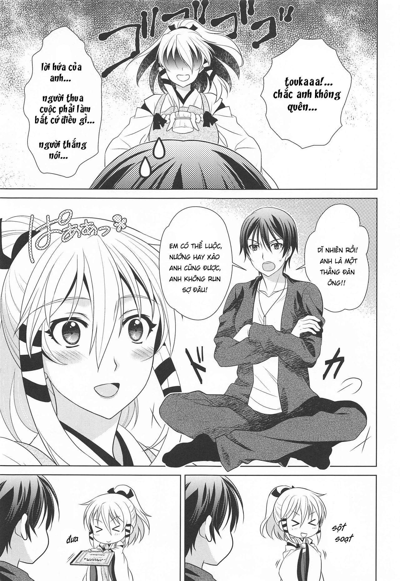 Đọc truyện hentai Otomege no Serifu wa Genjitsu de wa Tsukaenai (Inari, Konkon, Koi Iroha.) - Ngọt Ngào