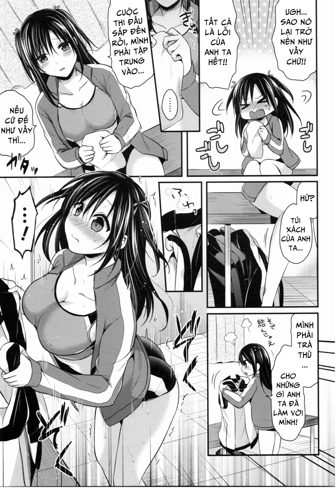 Đọc truyện hentai Joshi Rikujoubu Harem Training - Chap 5