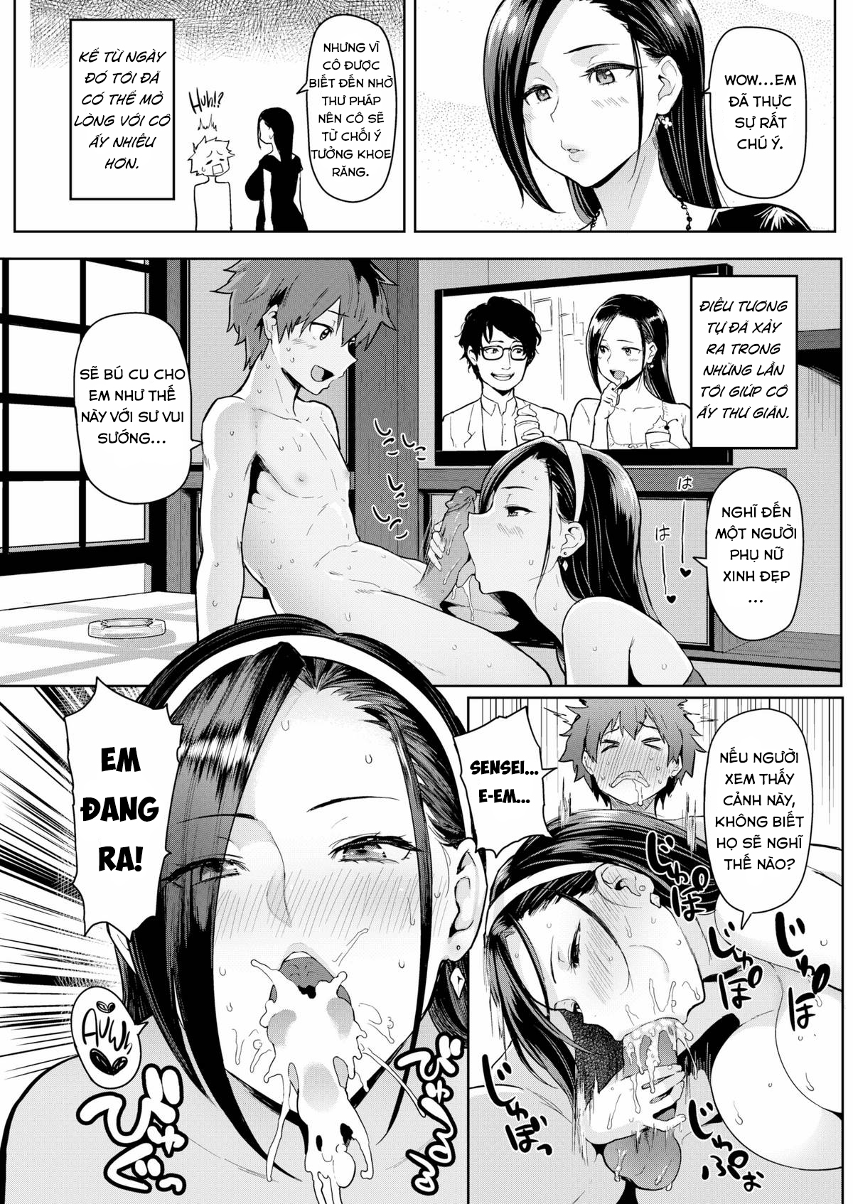 Đọc truyện hentai Sensei xinh đẹp của tôi - Chap 4