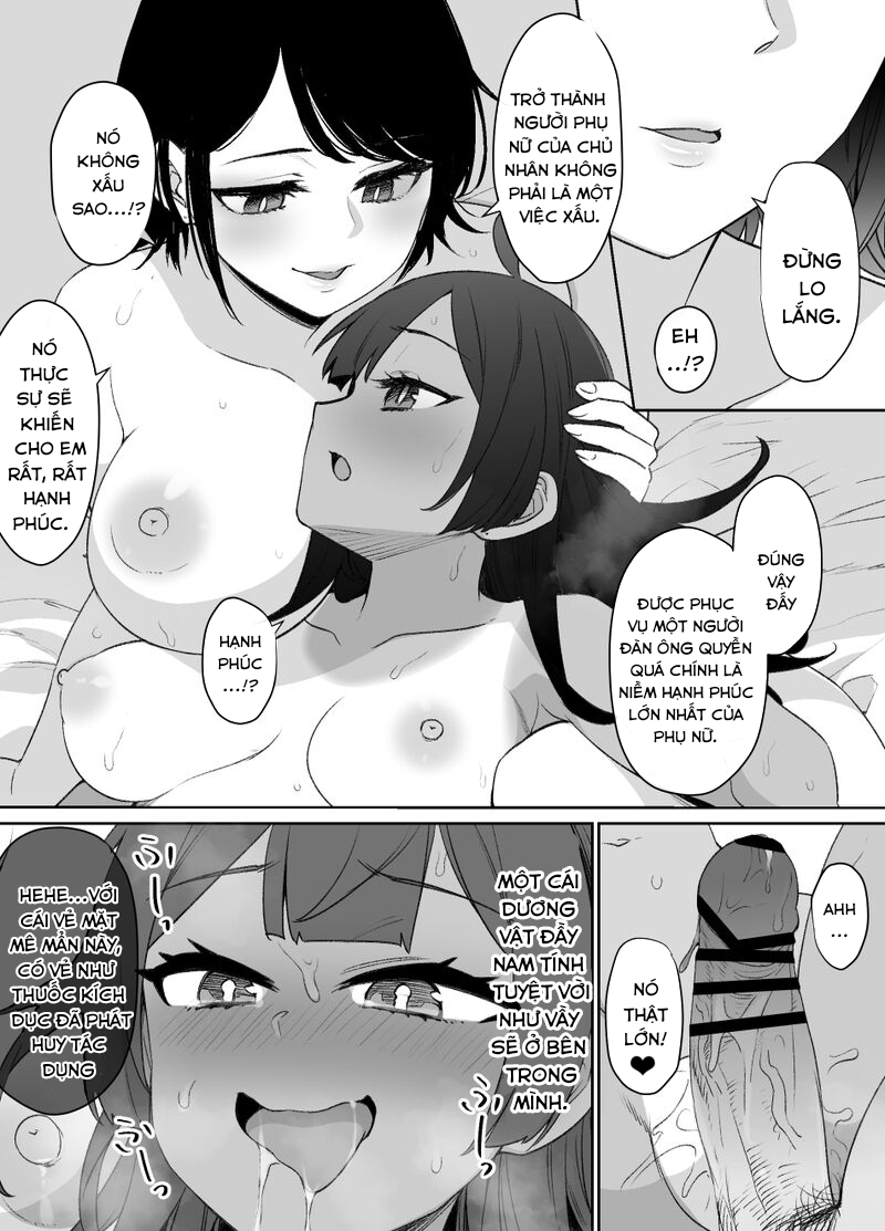 Đọc truyện hentai My childhood friend and little sister were stolen by a noble - Chap 3