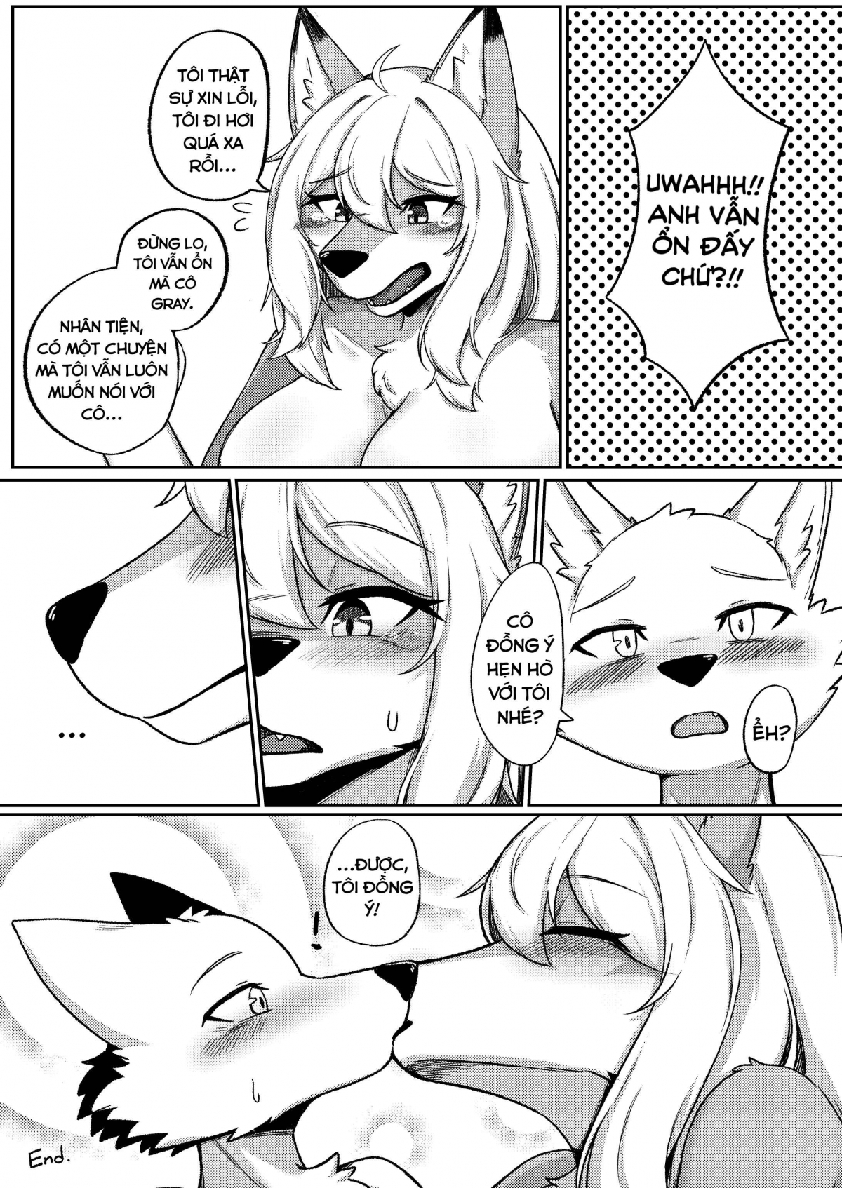 Đọc truyện hentai Nhà hàng Gray Wolf: Thực đơn đặc biệt - Oneshot