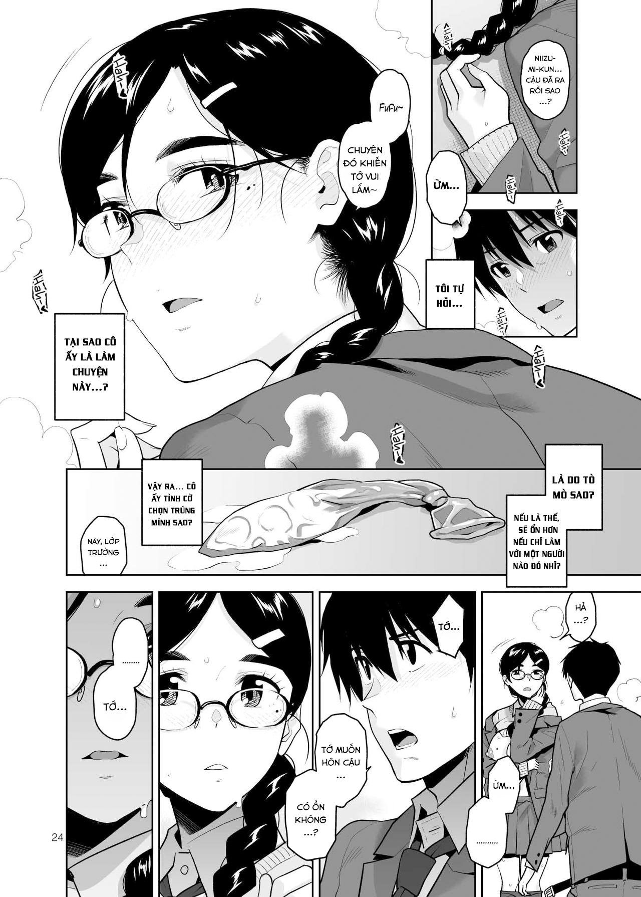 Đọc truyện hentai Majime de Midara na Tsutamori-san - Oneshot