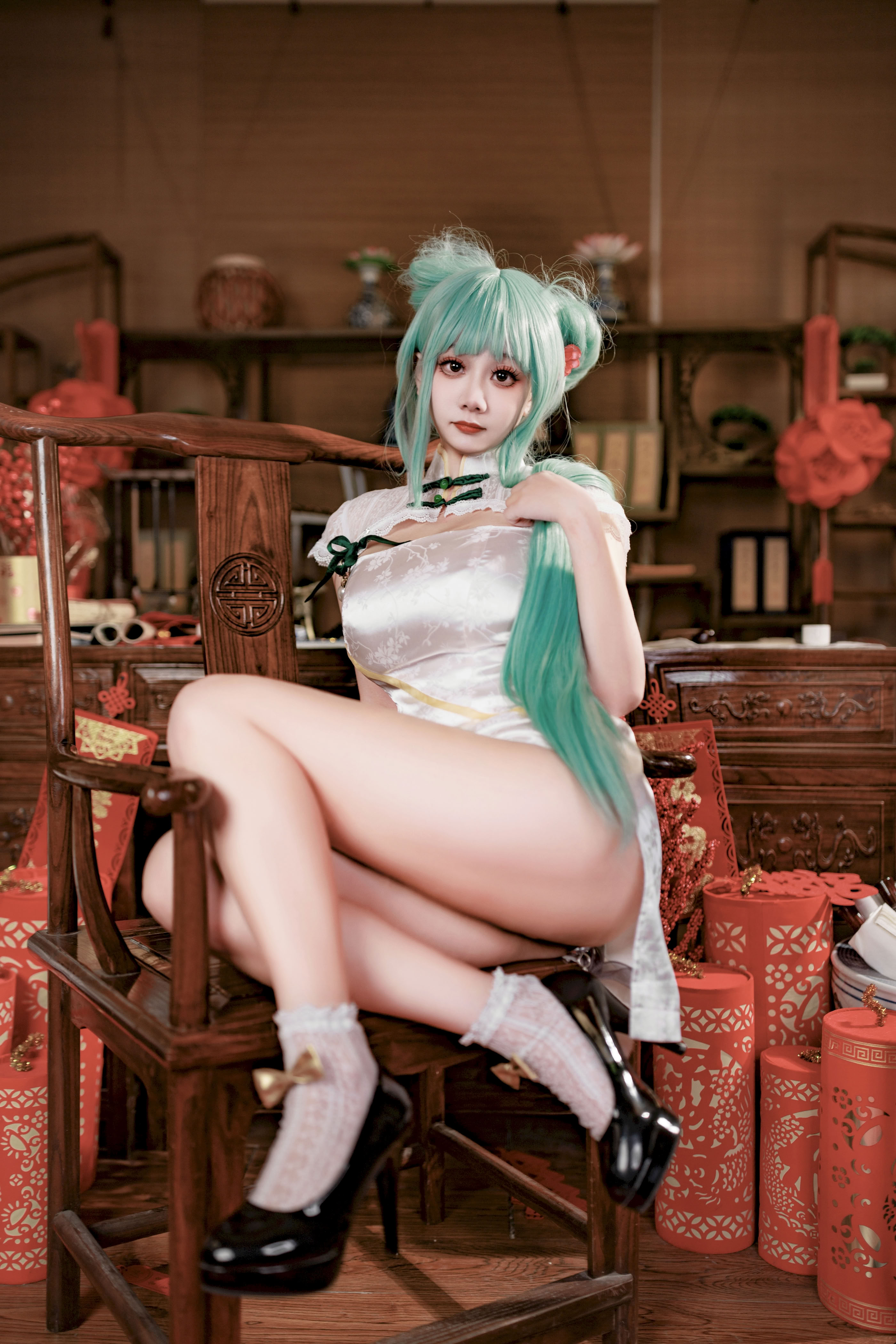 Đọc truyện hentai Tuyển tập Albums siêu phẩm Cosplay - Chap 1440 - A Xuexue_yuki - VOCALOID Hatsune Miku - Shaohua