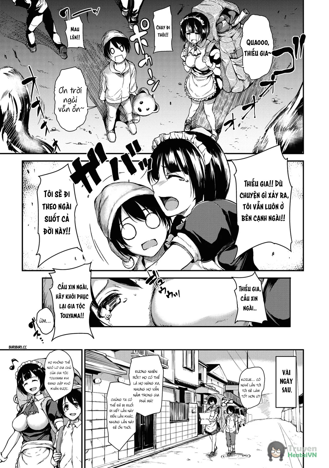 Đọc truyện hentai At Home Harem Fudeoro Sisters - Chap 1