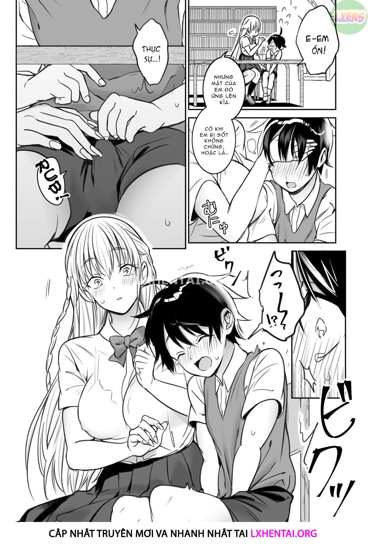 Đọc truyện hentai A Story About The Lewd Things The Onee-San I Met At The Library Does To Me - Oneshot