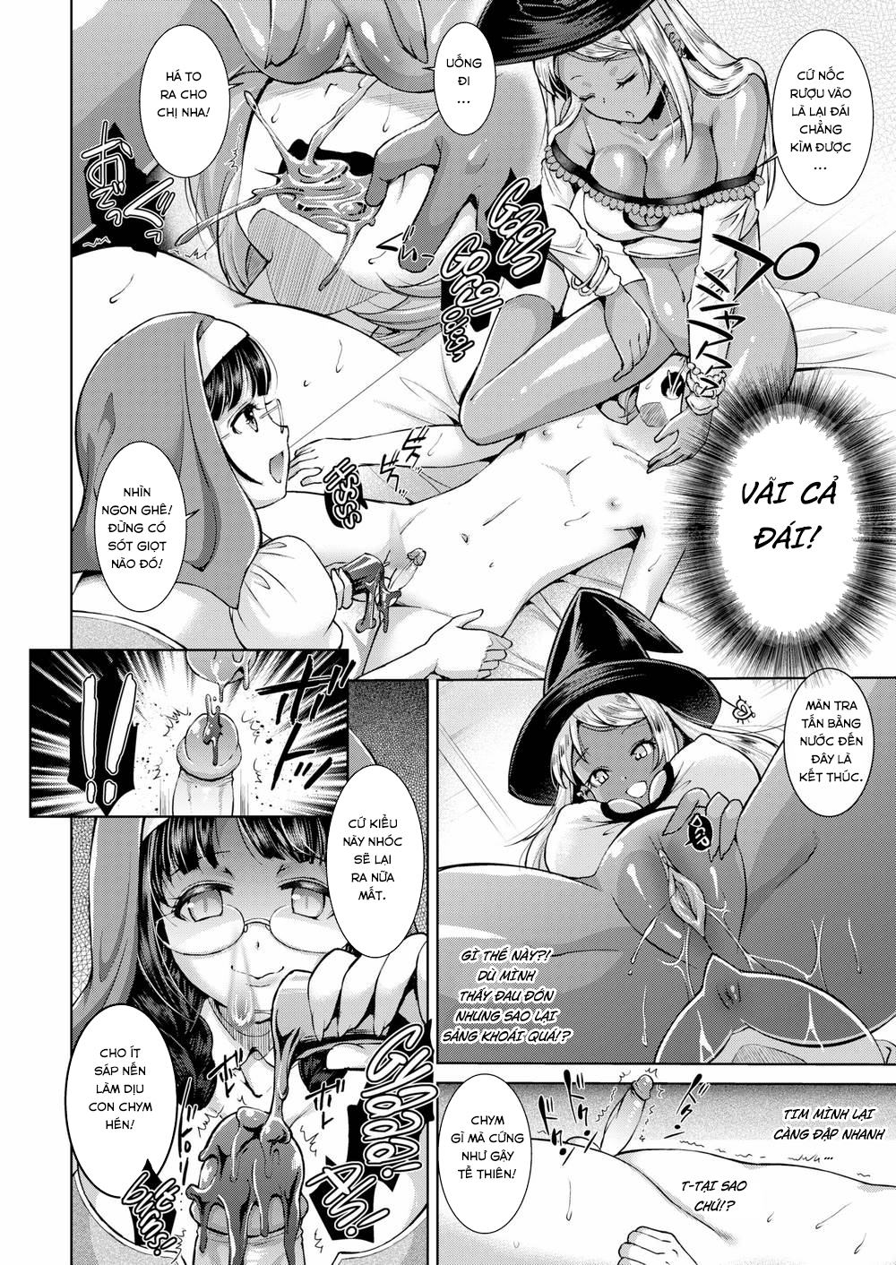 Đọc truyện hentai Hai Chị Phù Thủy Chịch Sương Sương Nhóc Shota Ngoan Đạo! - Oneshot
