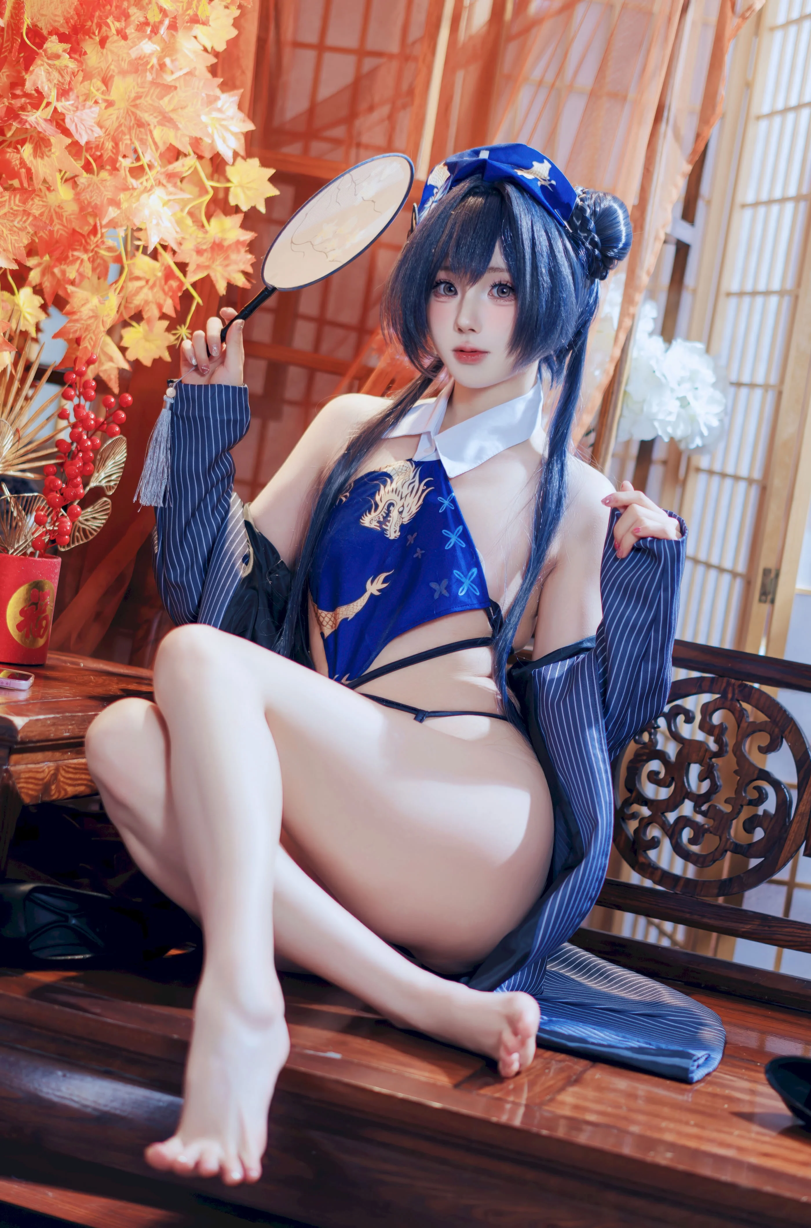 Đọc truyện hentai Tuyển tập Albums siêu phẩm Cosplay - Chap 1410 - Saionji Minamika, Azure Archives, Hime Saki