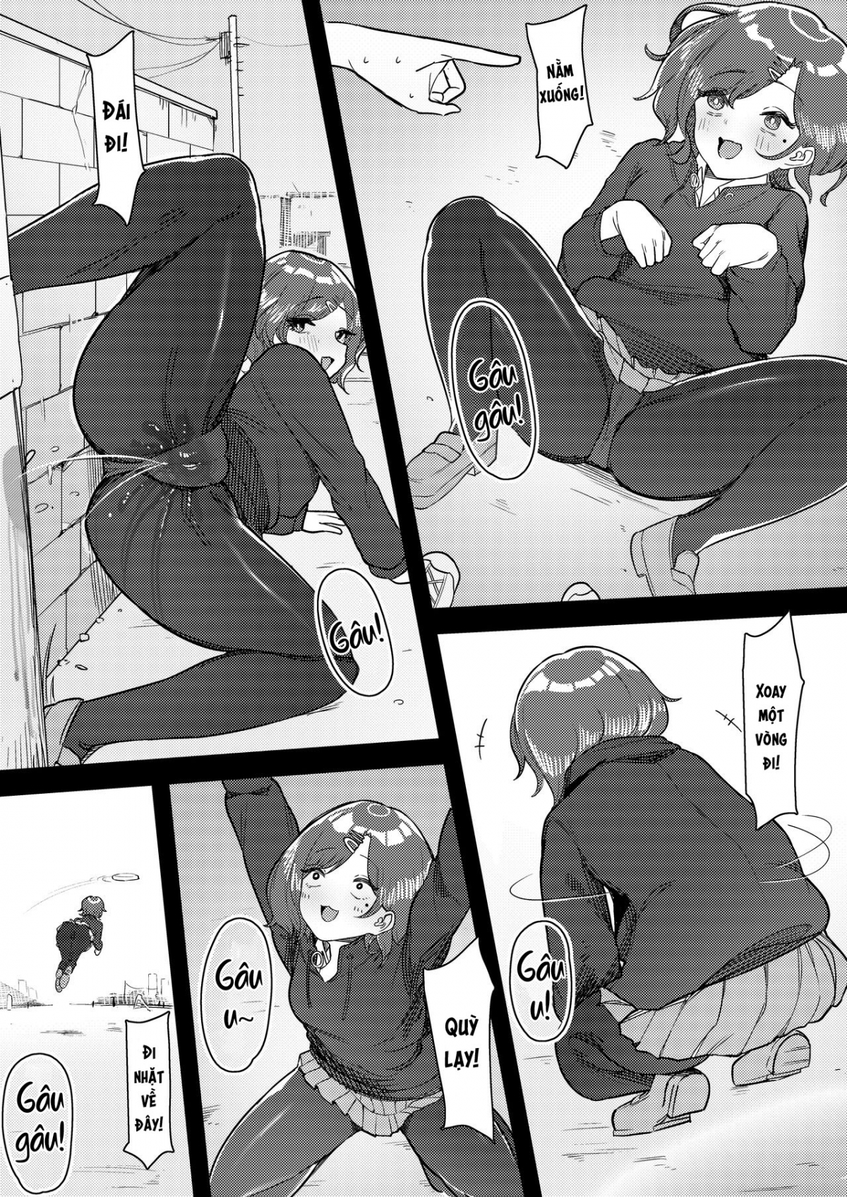 Đọc truyện hentai Kusogaki Saimin VS Mesuinu Madoka - Oneshot.