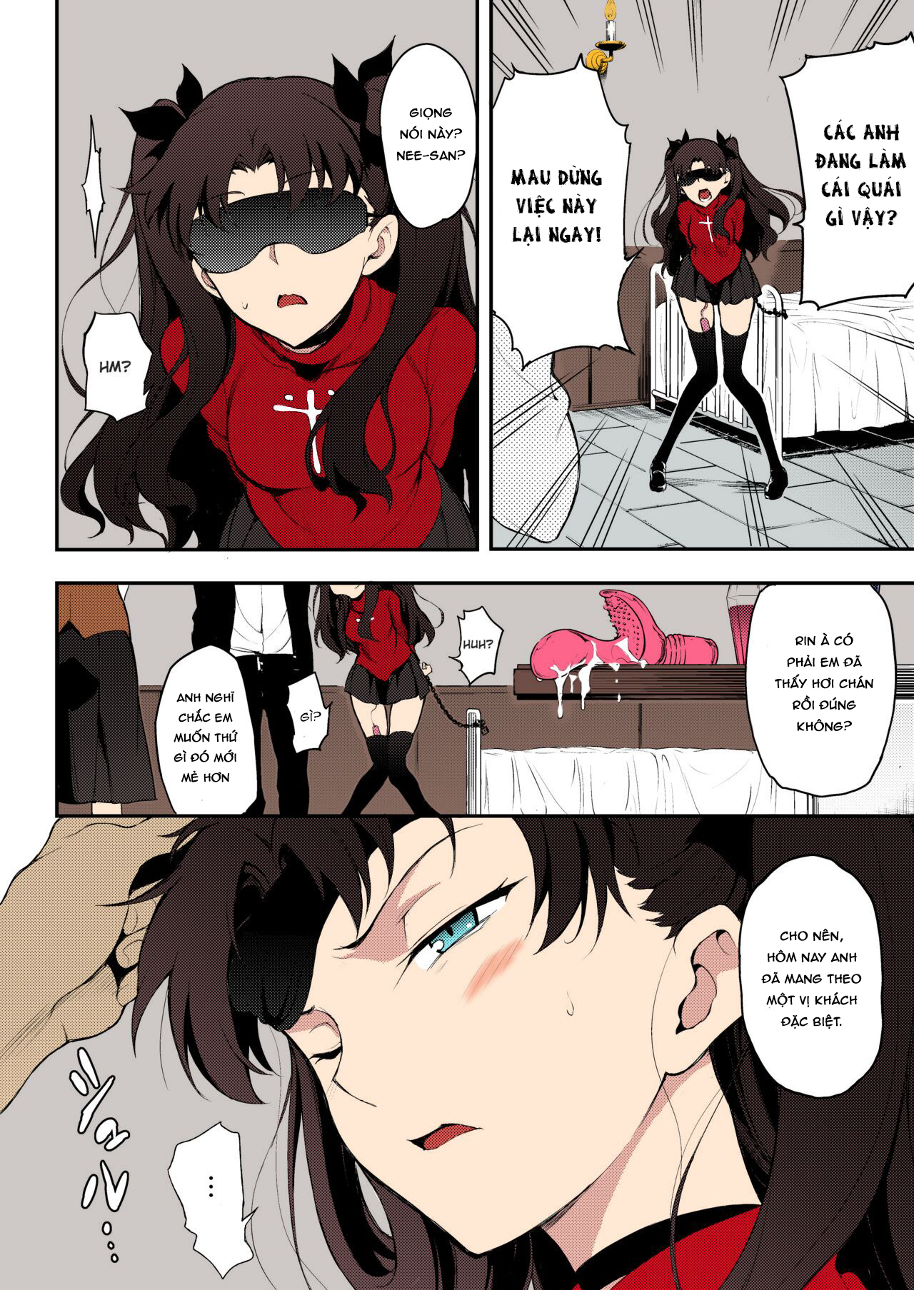 Đọc truyện hentai Chị em nhà Tohsaka sa ngã - Bản màu