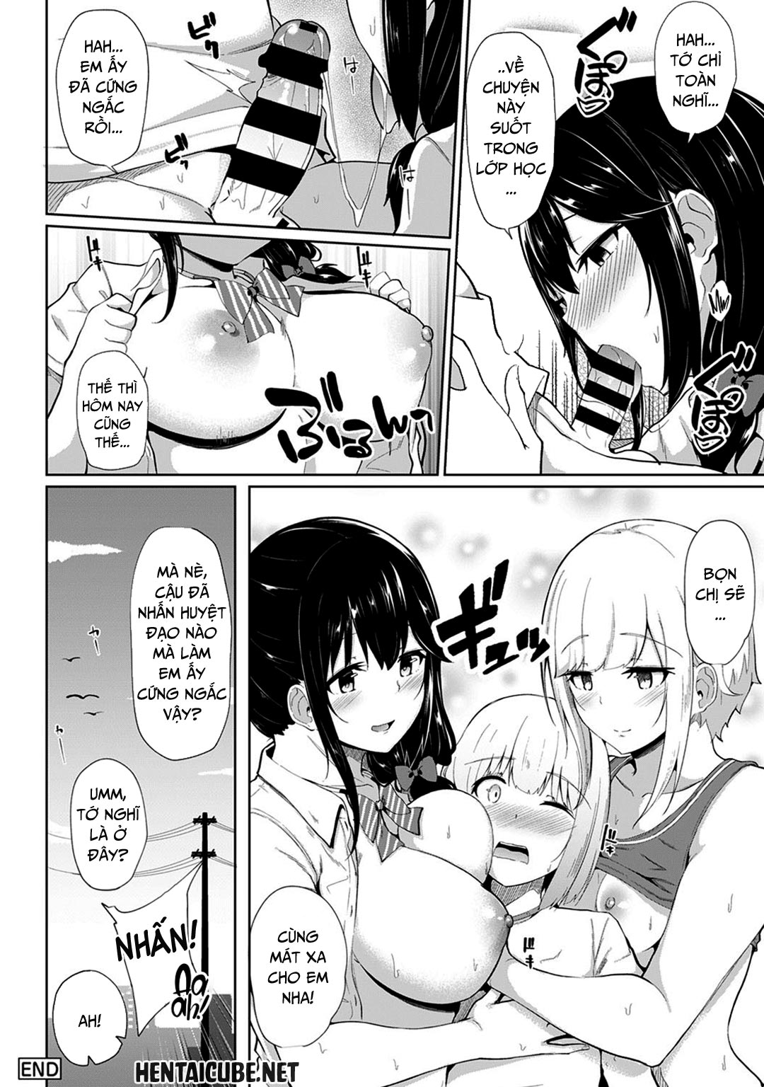 Đọc truyện hentai Tôi ấn nhầm huyệt làm em ấy cứng ngắc!? Bị mát xa ngược lại bằng cặc em ấy! - Chap 8 - Chuyến du lịch suối nước nóng (2) | Hết