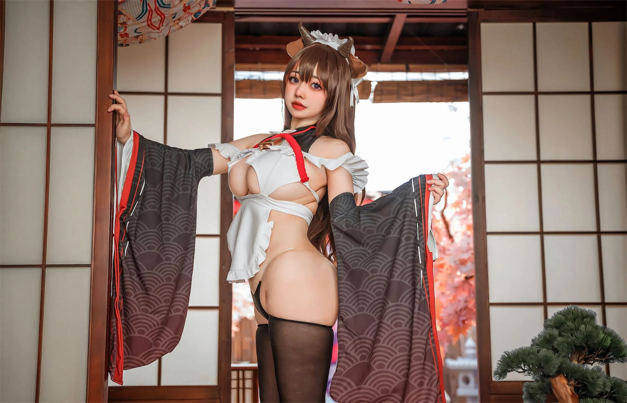 Đọc truyện hentai Tuyển tập Albums siêu phẩm Cosplay - Chap 250 - [AhRiRi_Ganlory] Cô hầu gái bối rối của Azur Lane