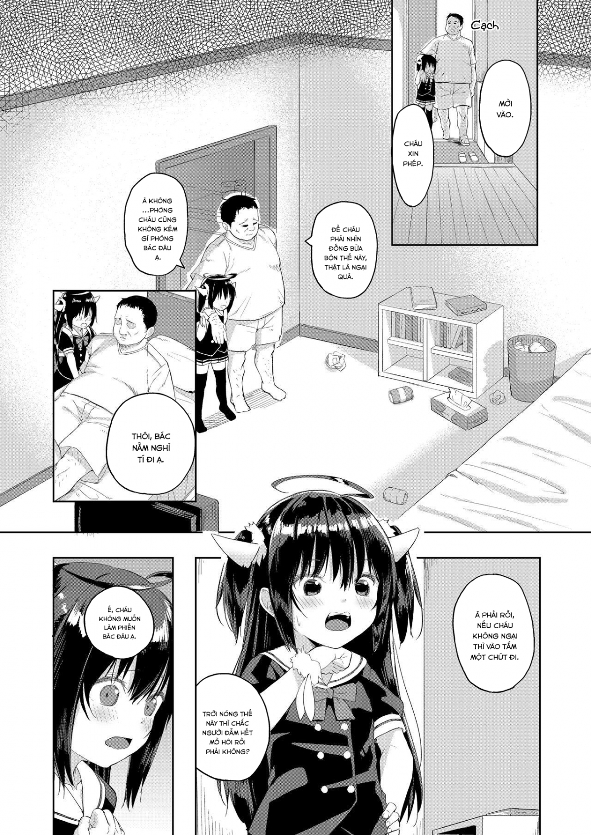 Đọc truyện hentai Ojisan no Joji Asobi - Onshot