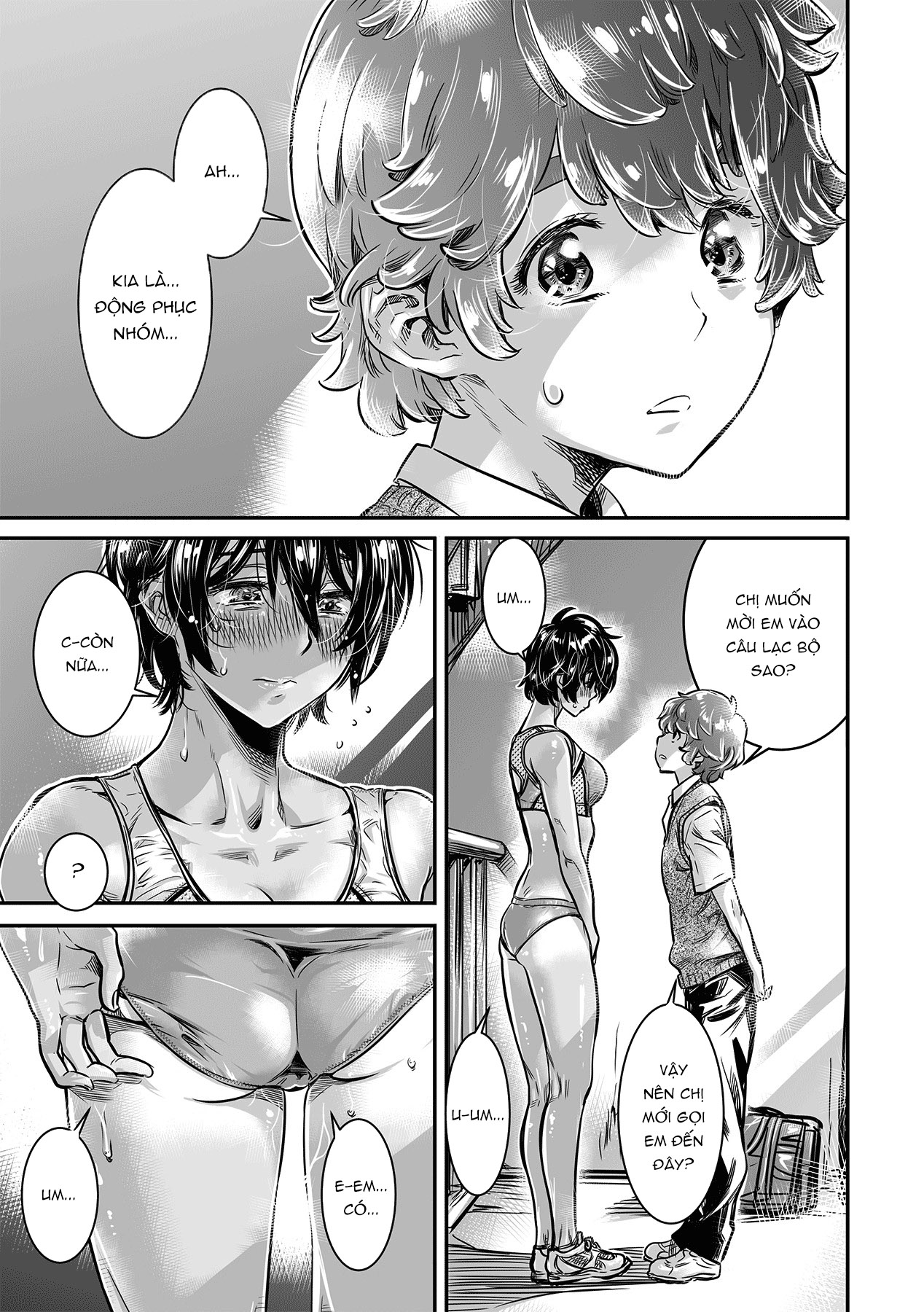 Đọc truyện hentai Chị gái 1m7 khát tình từ nam sinh cấp dưới - Ch. 1