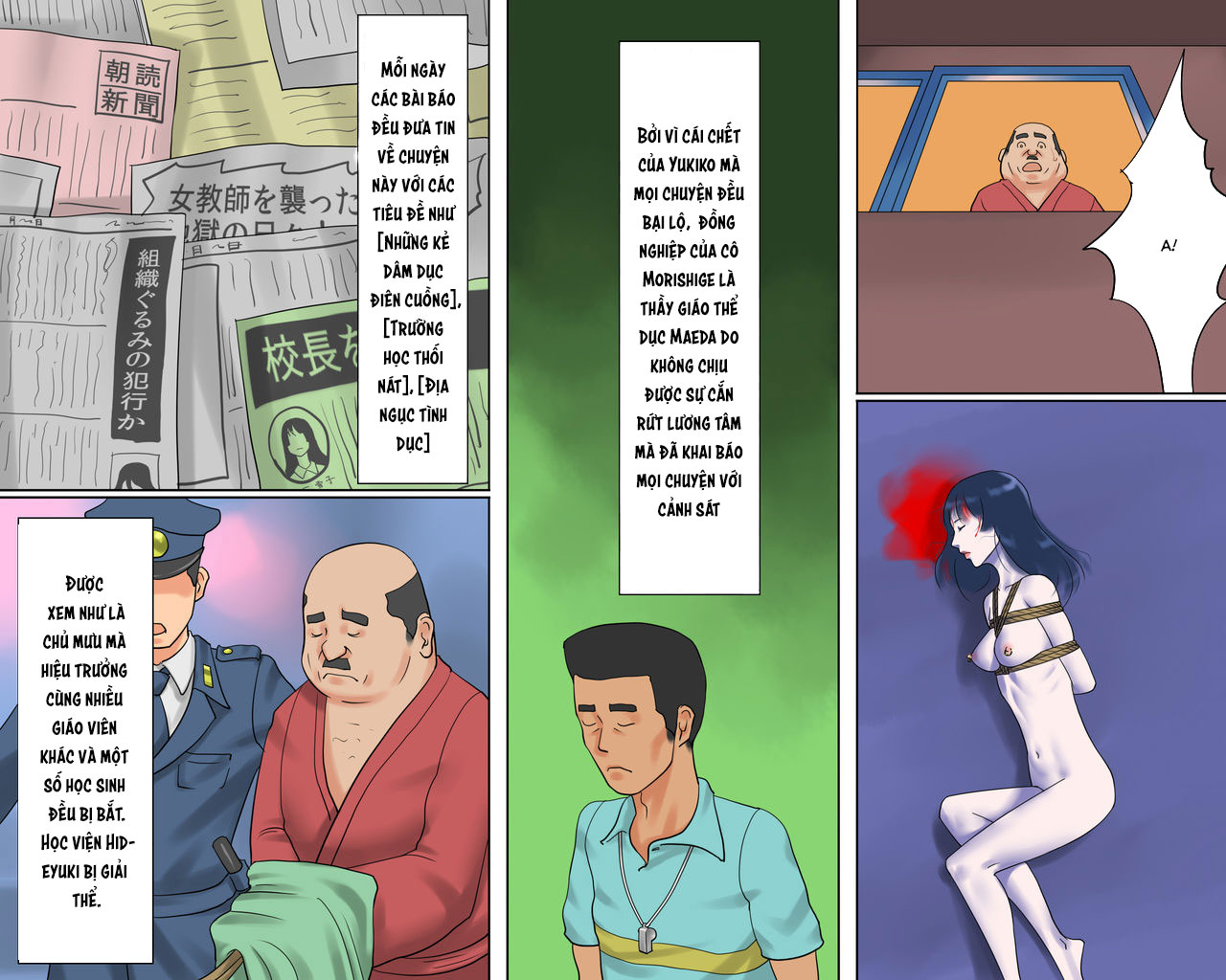 Đọc truyện hentai Dorei Onna Kyoushi Yuriko (Ge) Ingoku no Shuuen - Chap 2