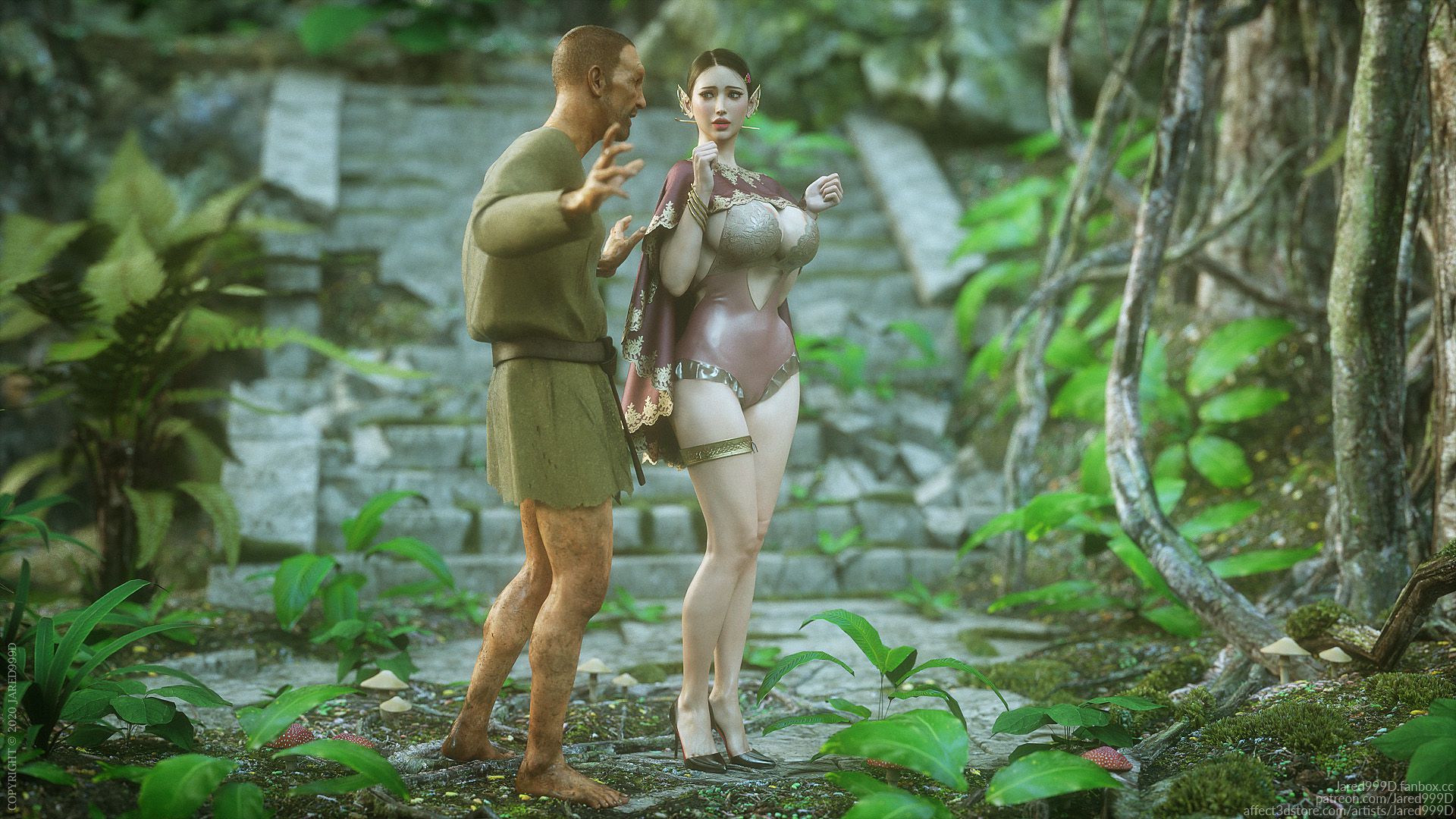 Đọc truyện hentai Elf Slave - Chapter 7: Double Trouble