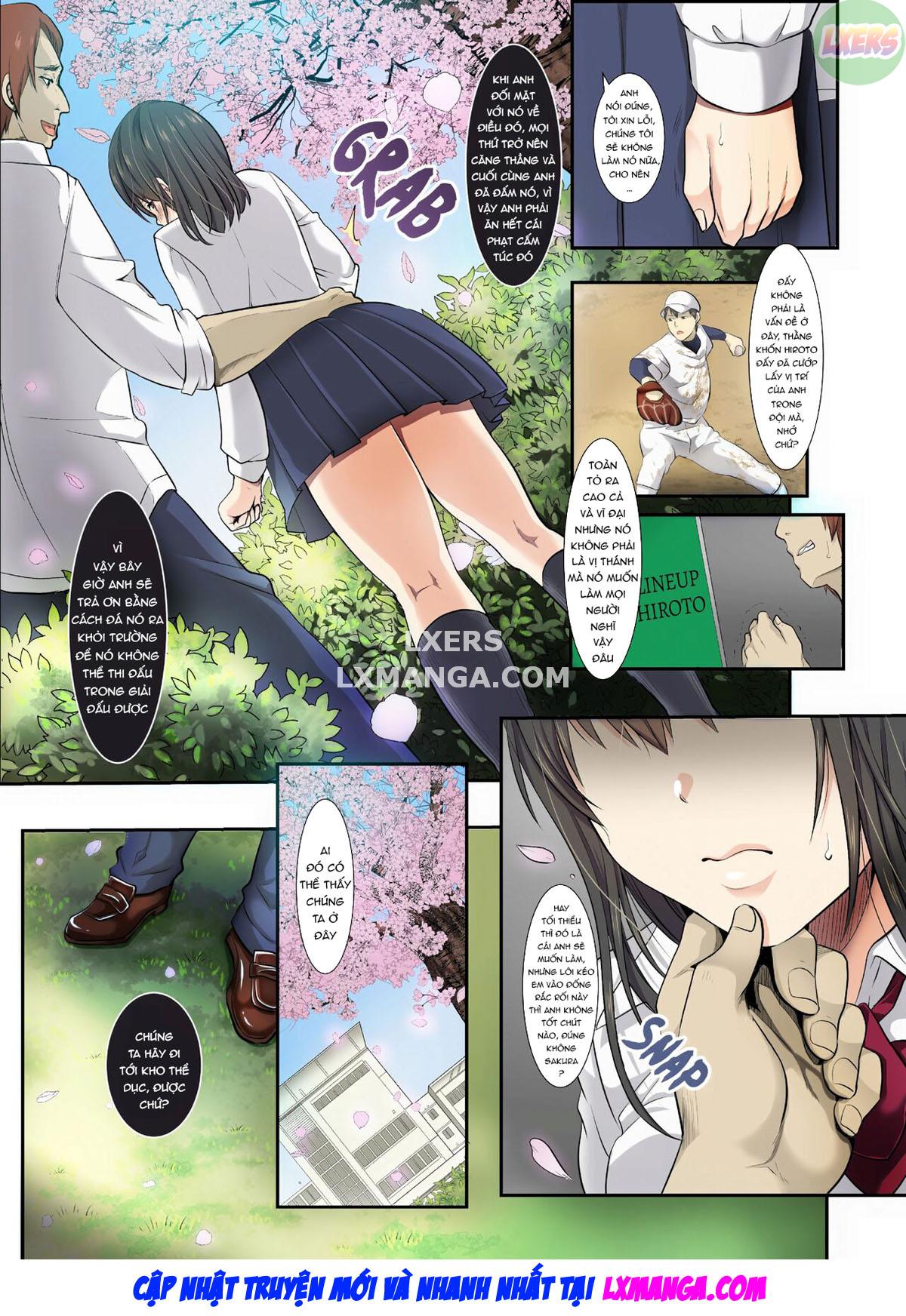 Đọc truyện hentai Khi hoa anh đào rơi - Oneshot